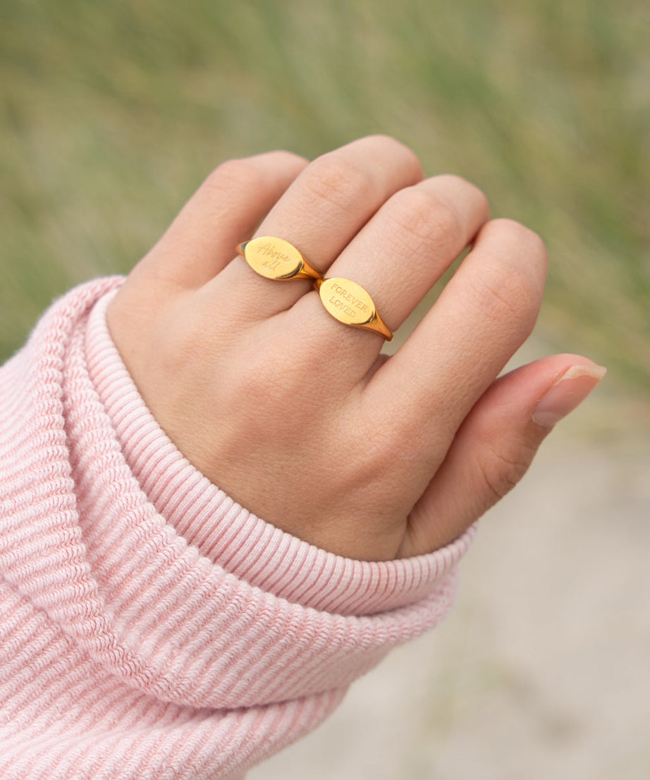 Above All Oval Signet Ring