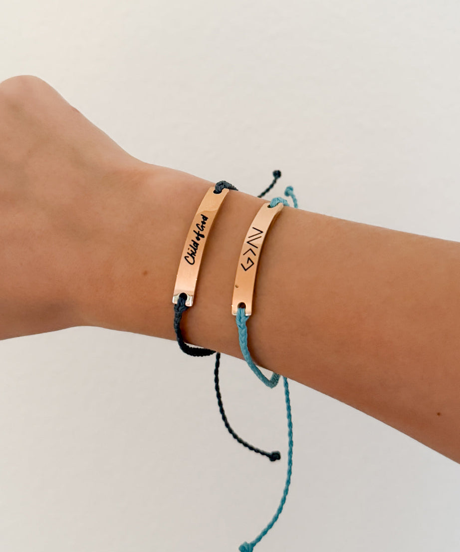 Blue Highs and Lows Bracelet