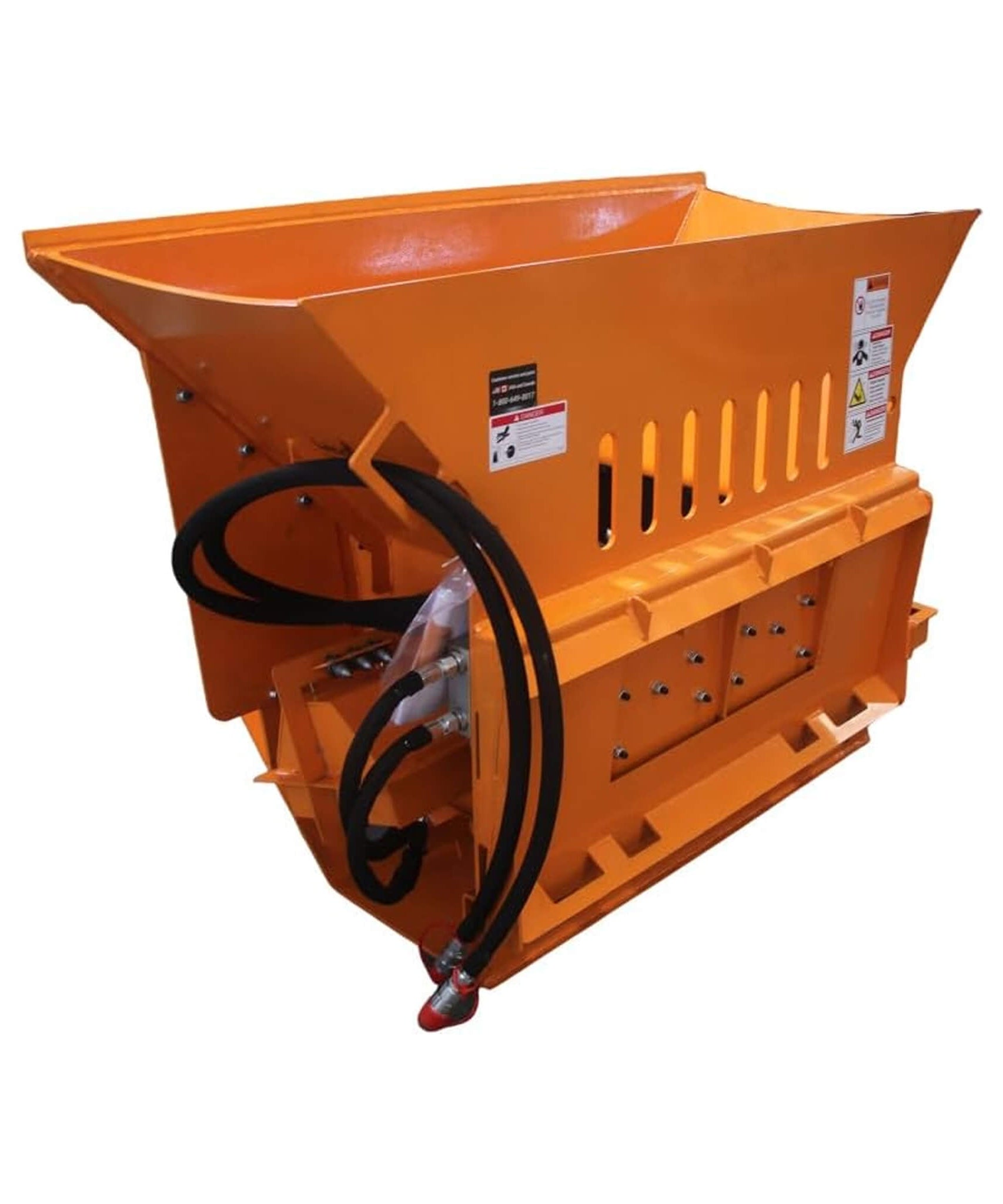 24-Inch Heavy-Duty 13.5 Cu.Ft Concrete Crusher Bucket Skid Steer Attachment (SAK10589)
