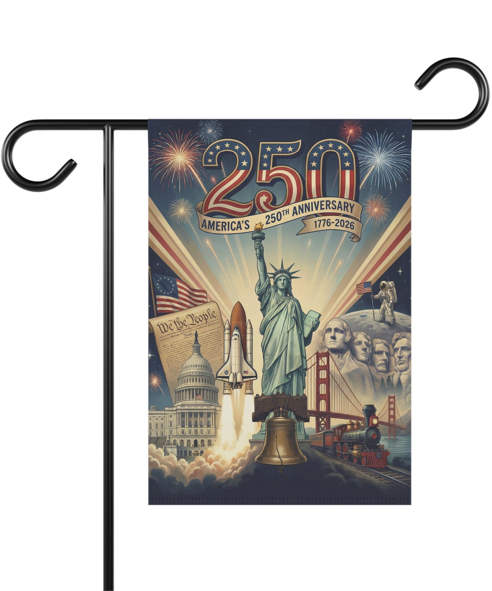 Amerika's 250. Jubiläum Gartenfahne & Hausbanner