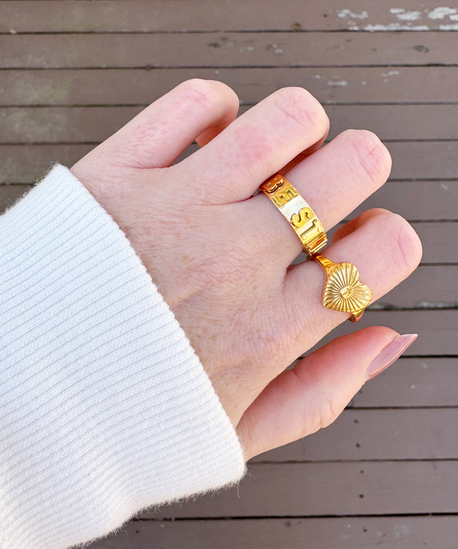 Floral Signet Ring