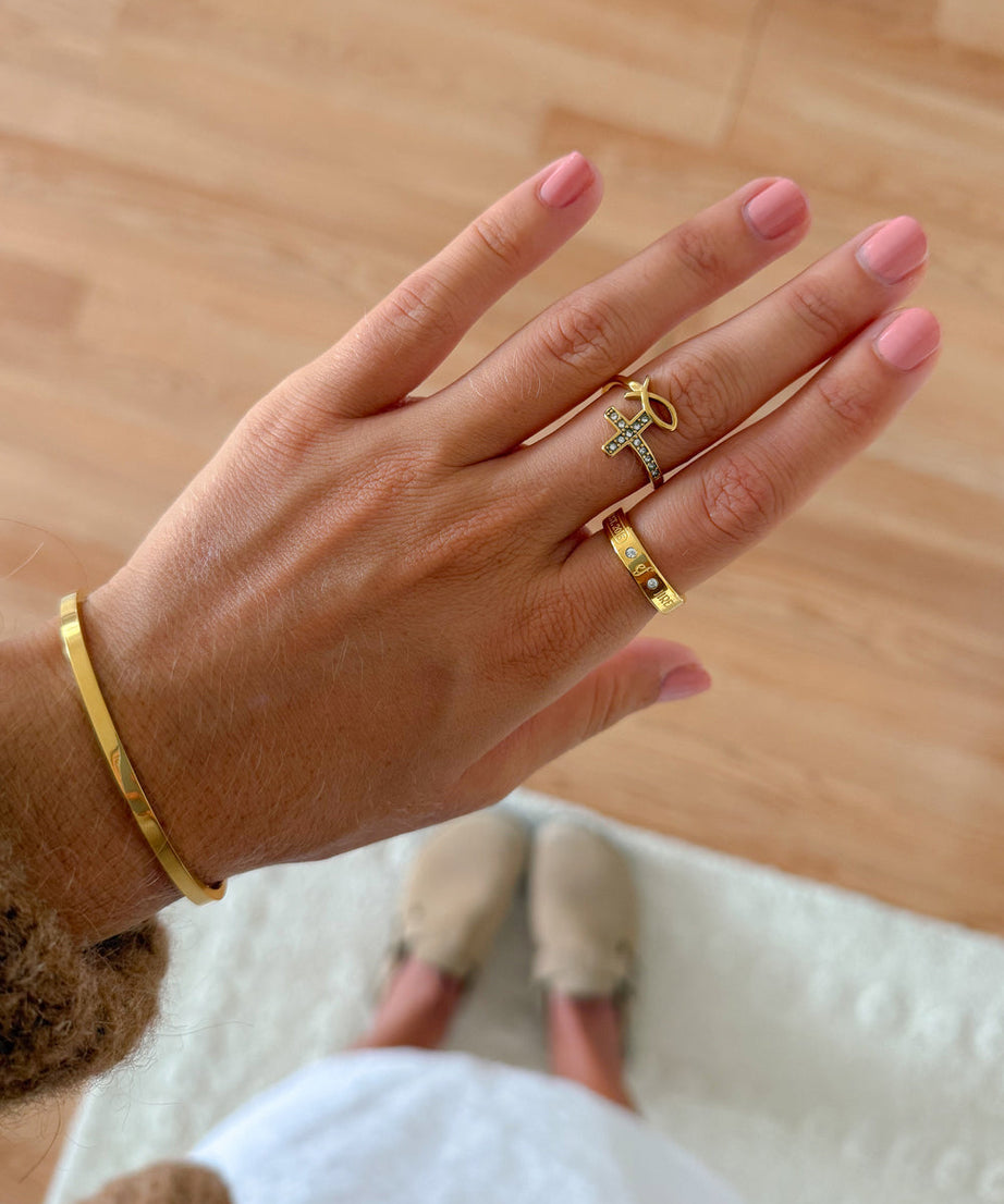 Gemstone Logo Ring