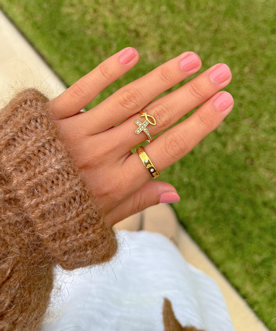 Gemstone Logo Ring