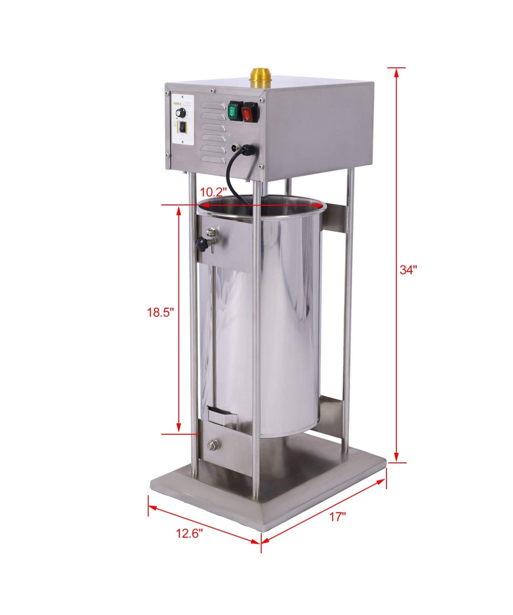 25L Commercial Electric Stainless Steel Sausage Maker Stuffer (SAK29537)