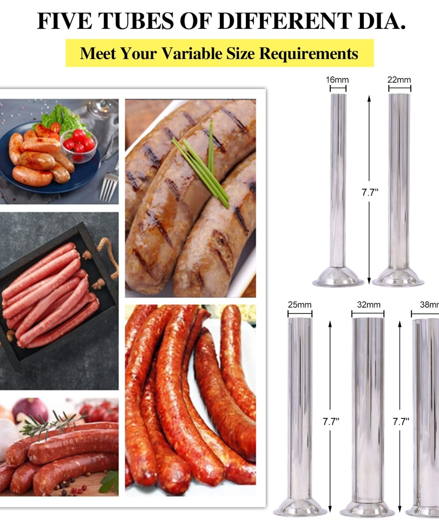 25L Commercial Electric Stainless Steel Sausage Maker Stuffer (SAK29537)