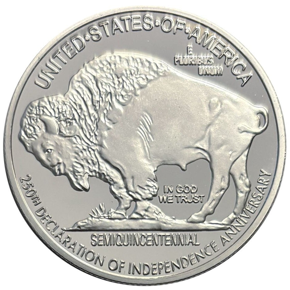 Amerikas 250. Jubiläum Büffel-Indianer-Nickel-Silber-Münze in Proof-Qualität