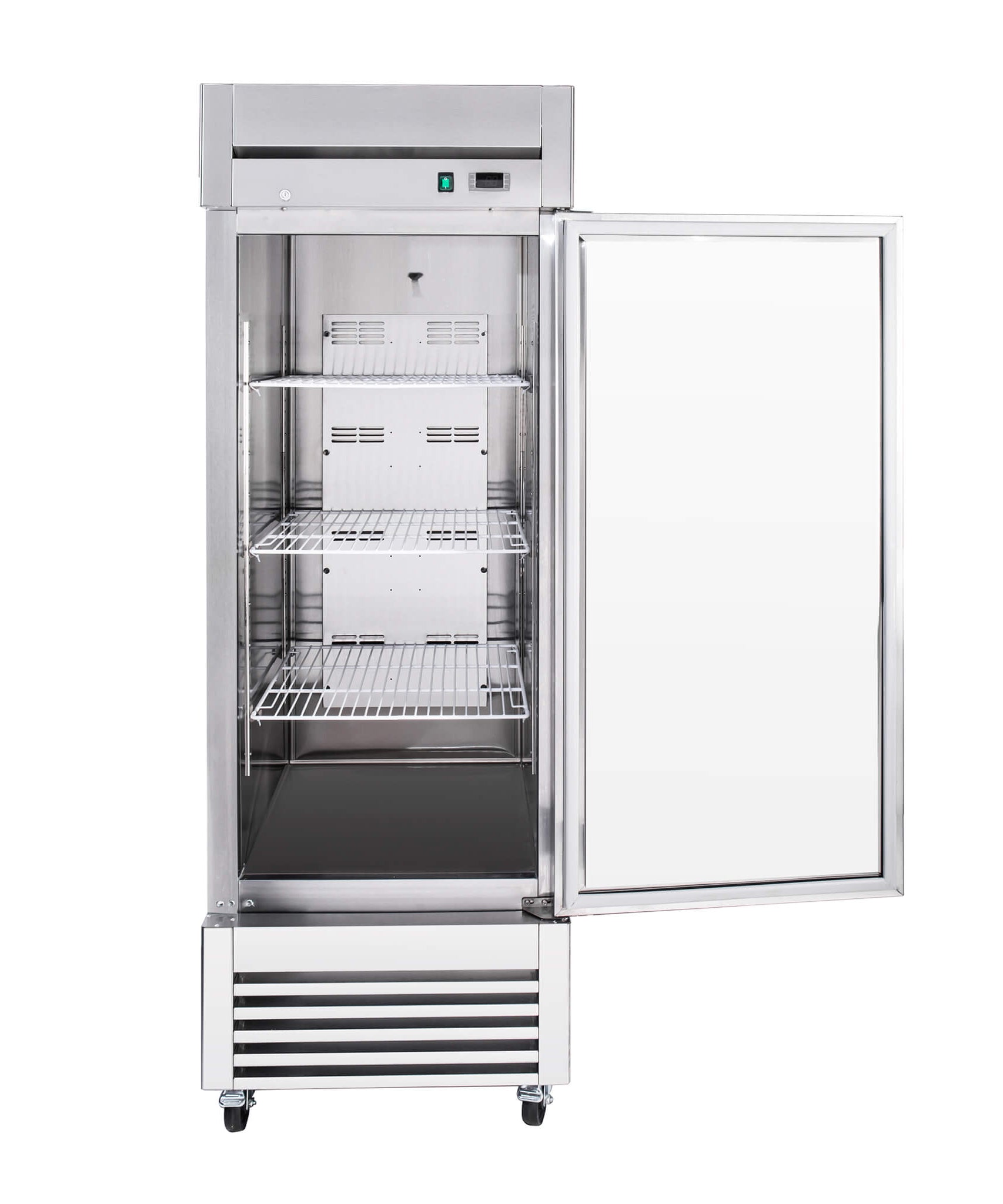 27-Inch 20.5 Cu.Ft Commercial Solid Door Stainless Steel Reach-In Freezer (SAK29705)