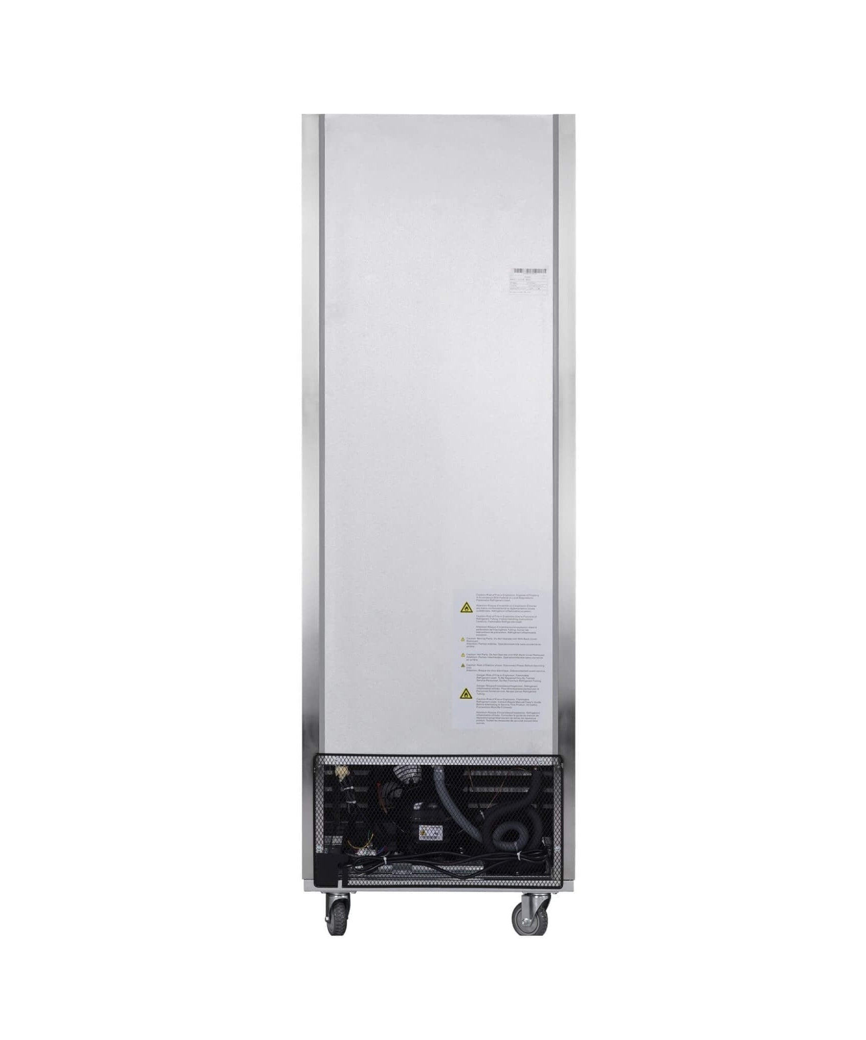Heavy-Duty 27-Inch 8.7 Cu.Ft Commercial Upright Stainless Steel Reach-In Freezer (SAK43815)