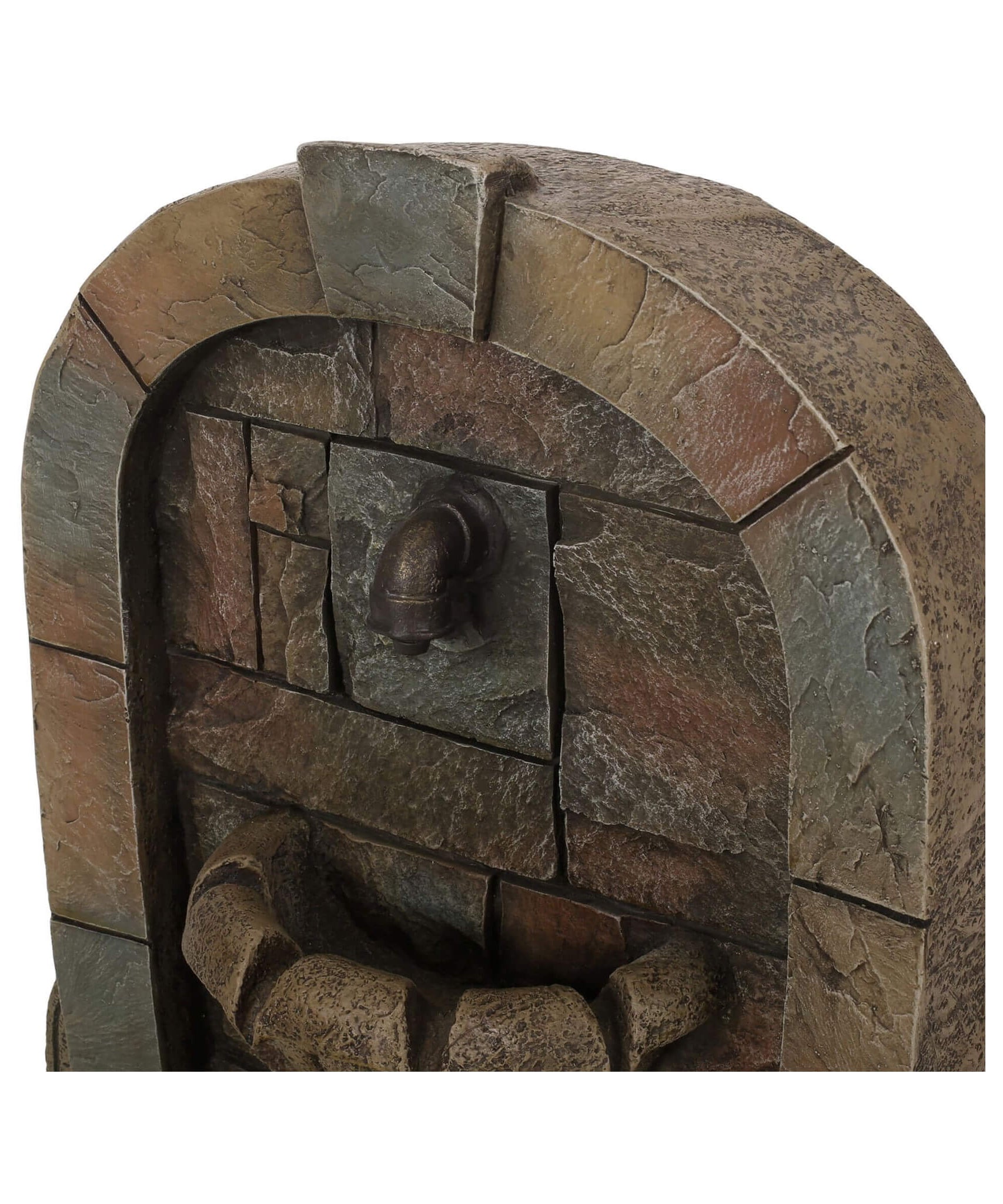 Alora 29-Inch Tall Outdoor Weather-Resistant Faux Stone Floor Fountain (SAK63421)