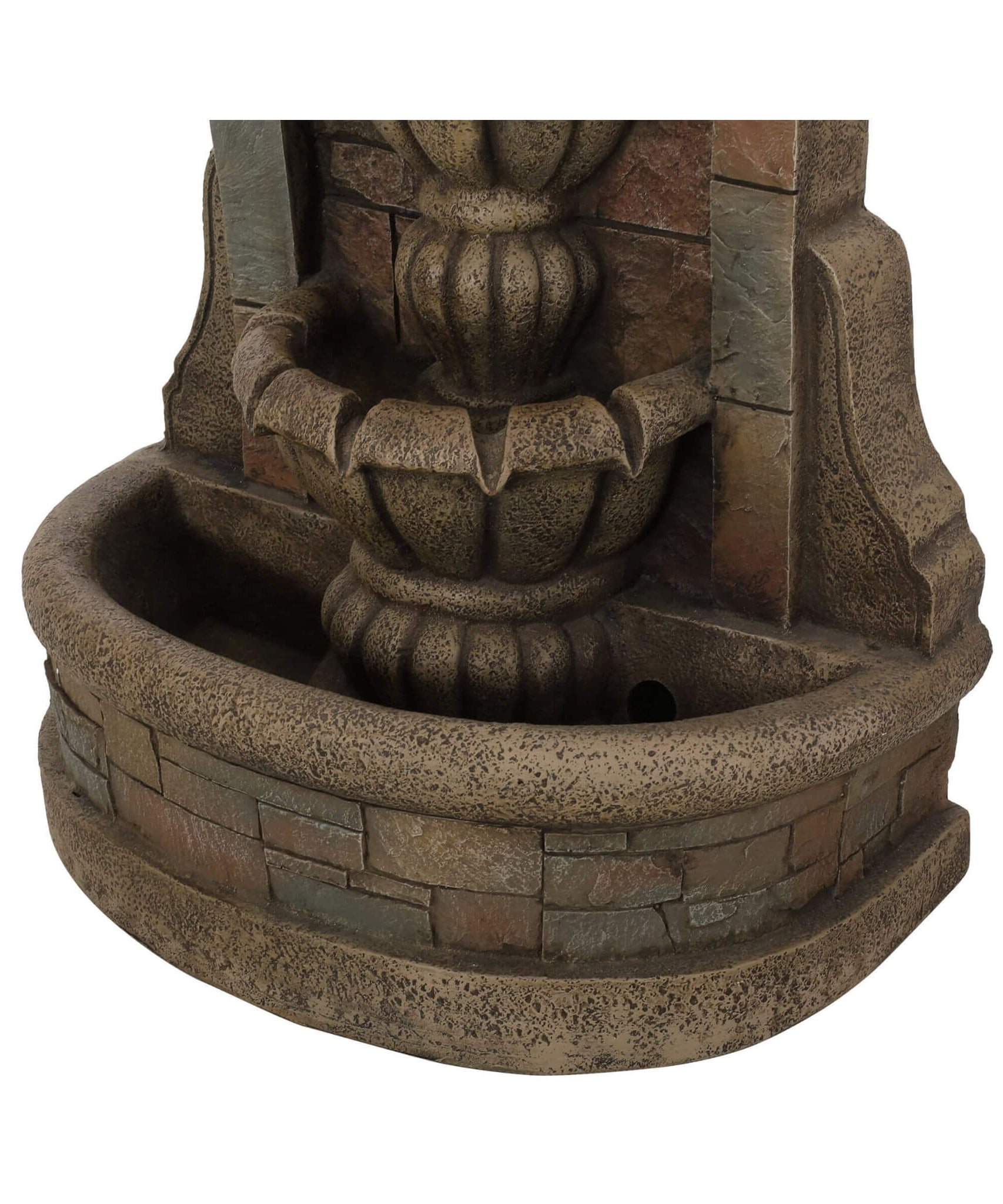 Alora 29-Inch Tall Outdoor Weather-Resistant Faux Stone Floor Fountain (SAK63421)