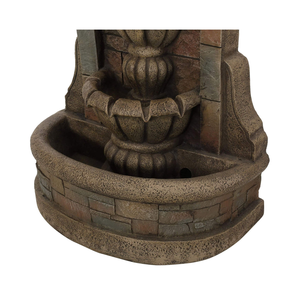 Alora 29-Inch Tall Outdoor Weather-Resistant Faux Stone Floor Fountain (SAK63421)