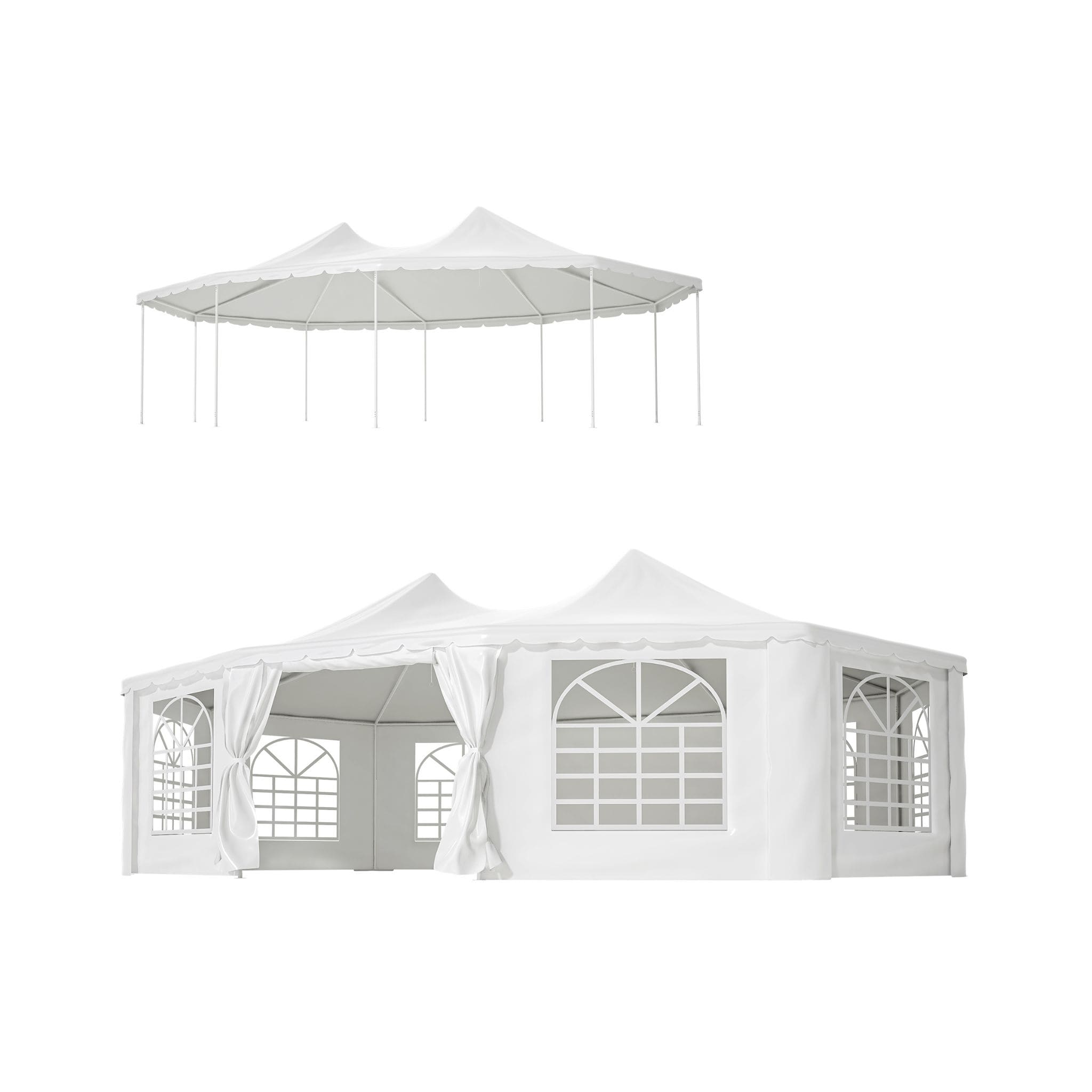 [29X21FT] Extra-Large Heavy-Duty Outdoor Waterproof Party, Wedding Tent With Steel Frame (SAK53821)