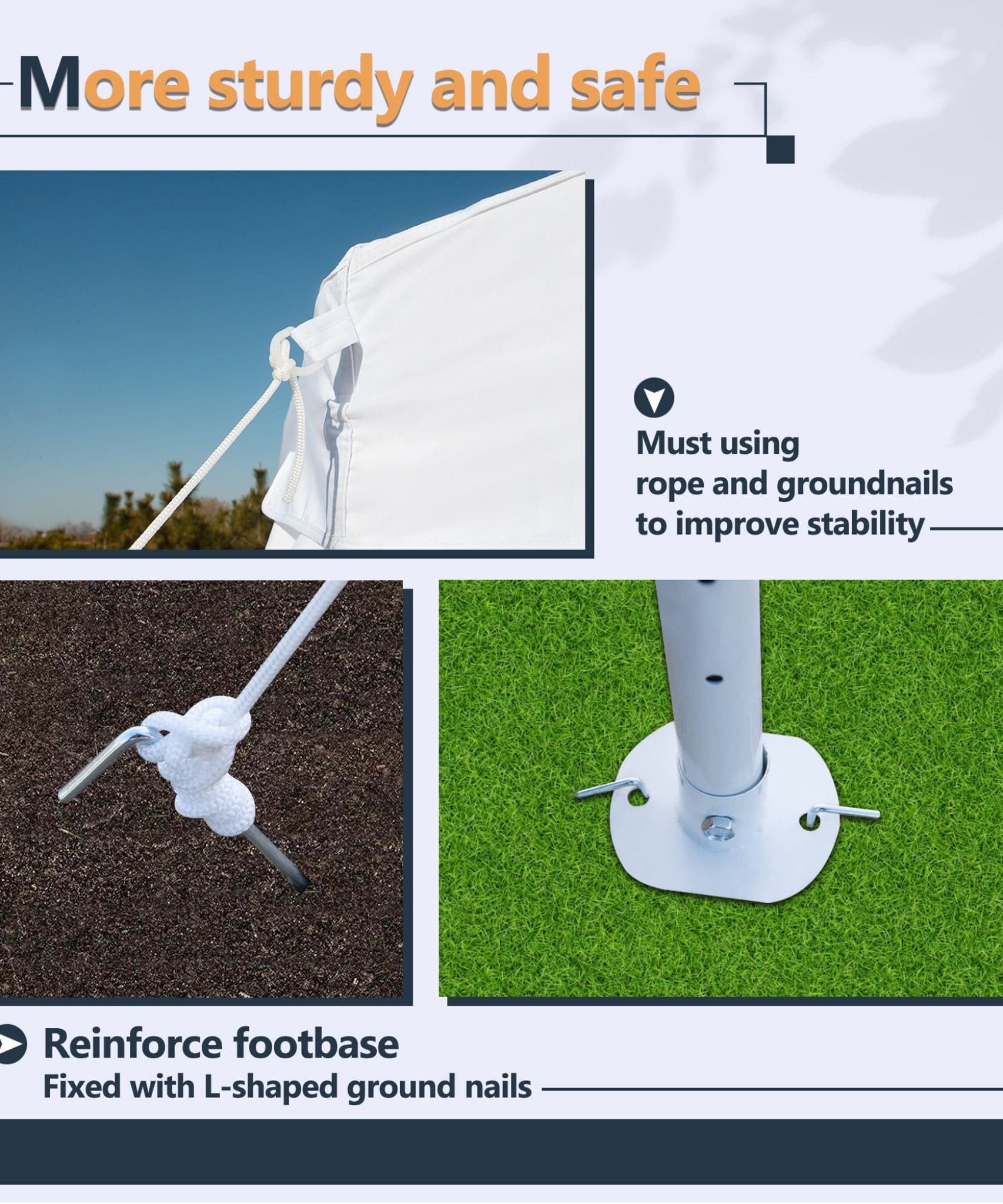 [29X21FT] Extra-Large Heavy-Duty Outdoor Waterproof Party, Wedding Tent With Steel Frame (SAK53821)