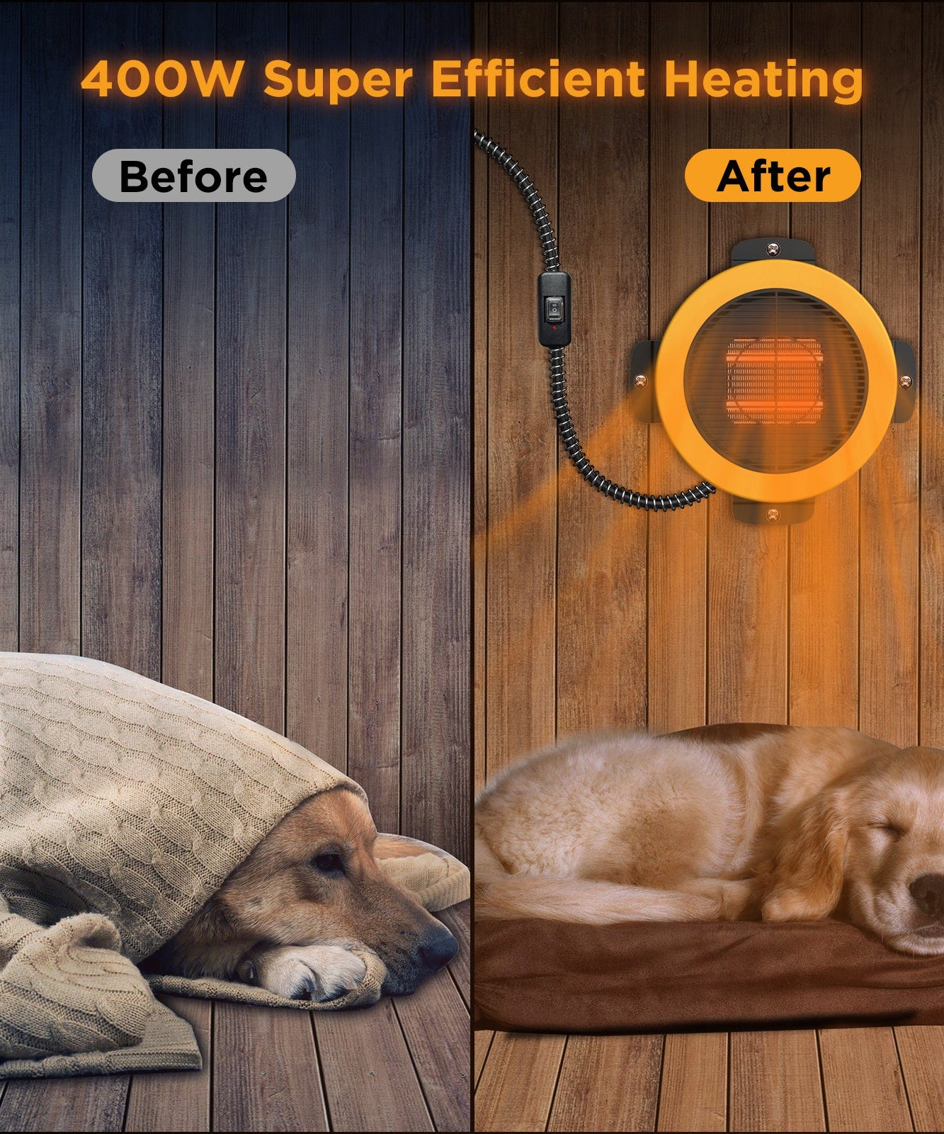 (Open Box) Neighborhood DH400A Dog House Heater