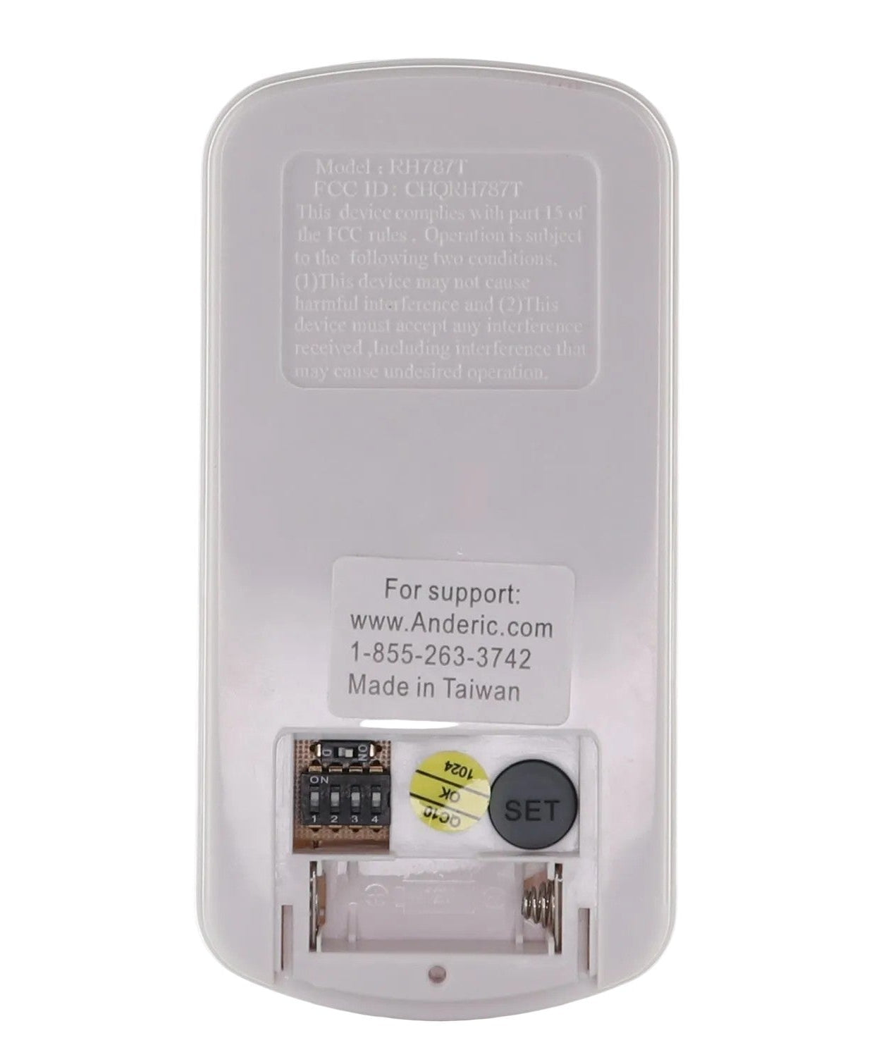 Anderic Substitute for Casablanca RH787T Ceiling Fan Remote Control FOR Panama, STINGRAY Fans [RR787T]