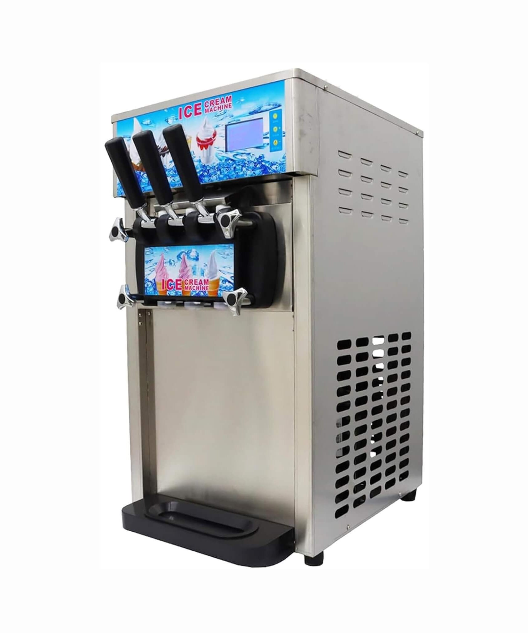 3-Flavor 9L Commercial 1200W Countertop Soft Serve Machine (SAK51986)