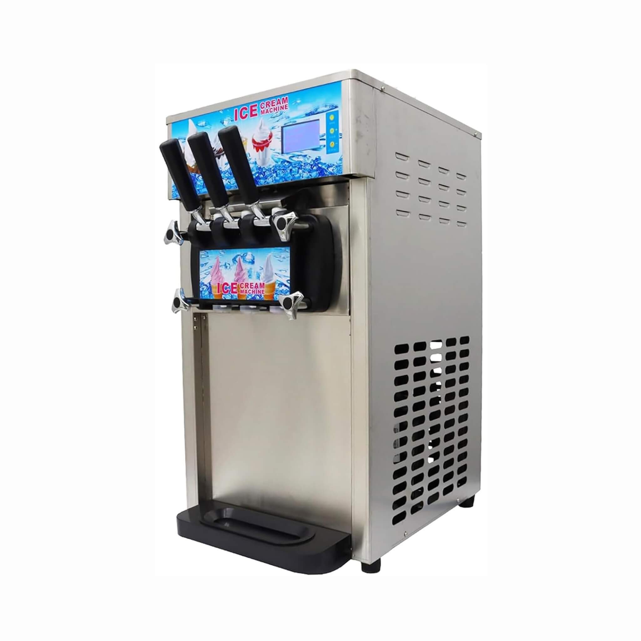 3-Flavor 9L Commercial 1200W Countertop Soft Serve Machine (SAK51986)
