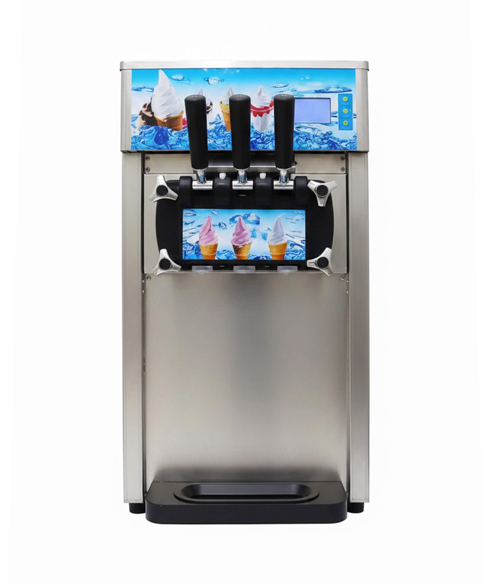 3-Flavor 9L Commercial 1200W Countertop Soft Serve Machine (SAK51986)