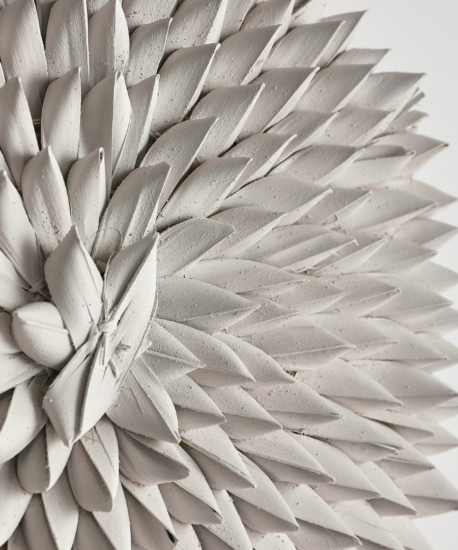 Porcupine African Textured Woven Wall Art in Black, White or Natural