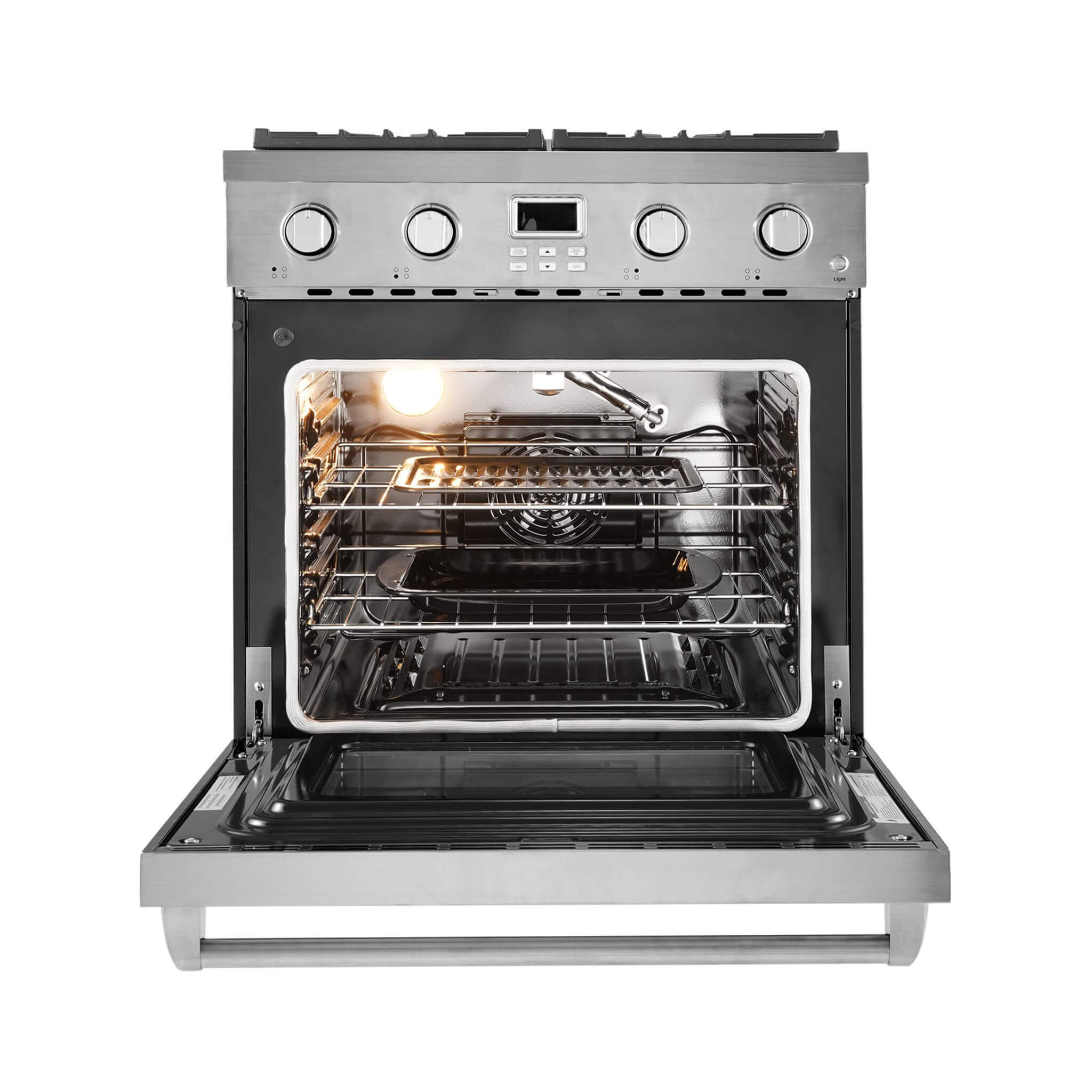 30-Inch Stainless Steel Convection Gas Range Oven With 4-Sealed Burners (SAK25187)