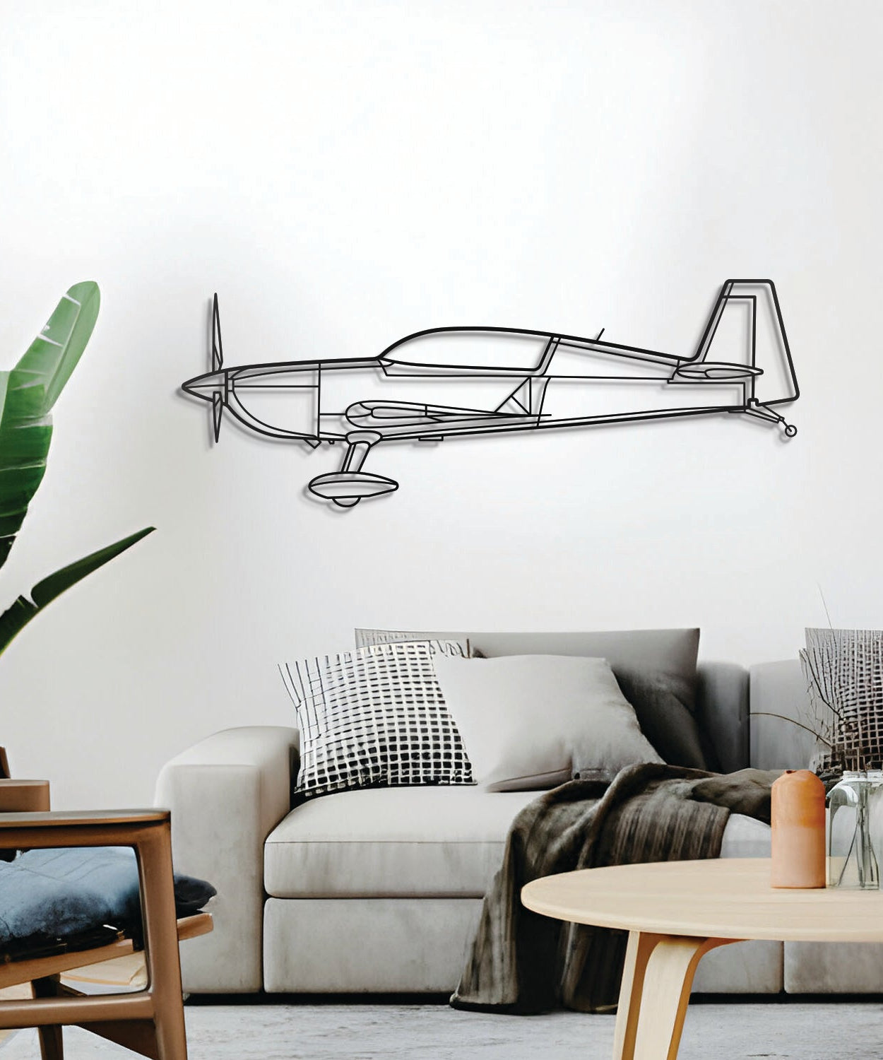 300 LPS Metall-Flugzeug-Wandkunst - NCP0357