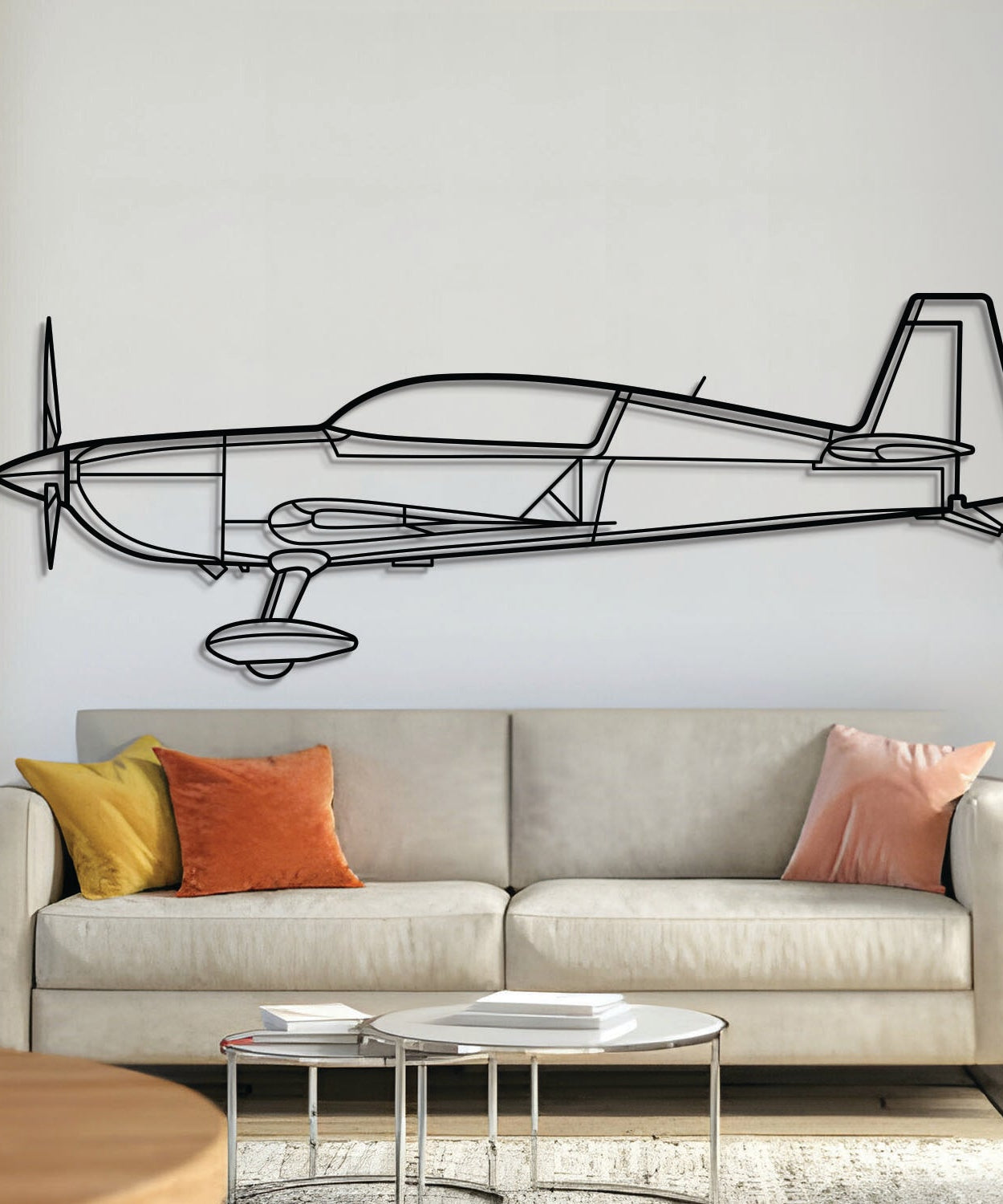 300 LPS Metall-Flugzeug-Wandkunst - NCP0357