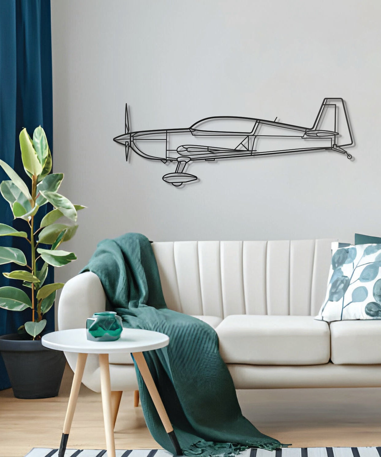 300 LPS Metall-Flugzeug-Wandkunst - NCP0357