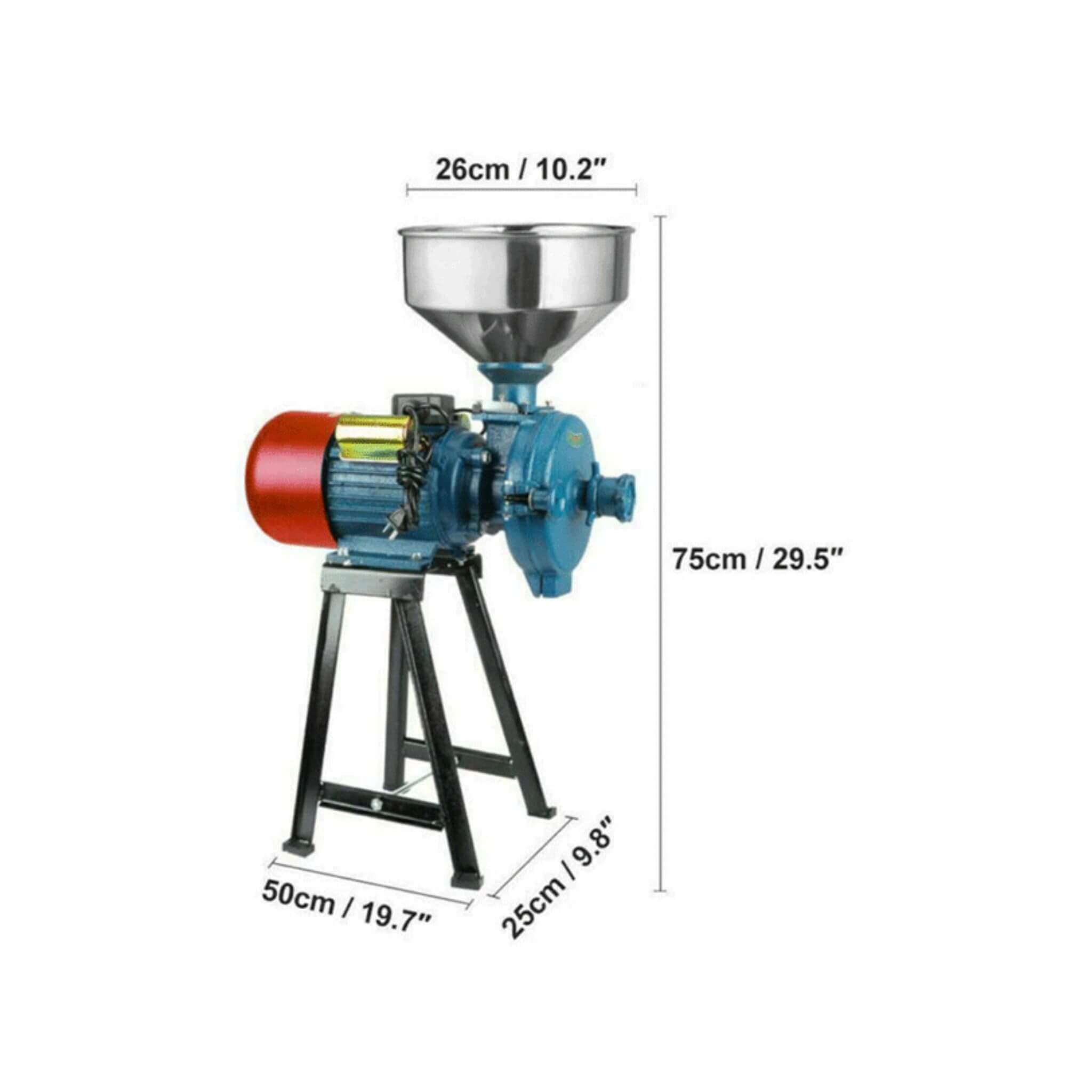 3000W Commercial Electric Dry Corn Wheat Grain Mill Grinder (SAK91135)