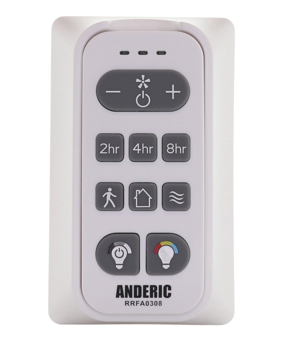 Anderic RRFA0308 Ceiling fan Remote Control for Harbor Breeze Boltz III, Mac III, Reverdy, Flanagan III, and Crestwell Fans - A25-FA0188A