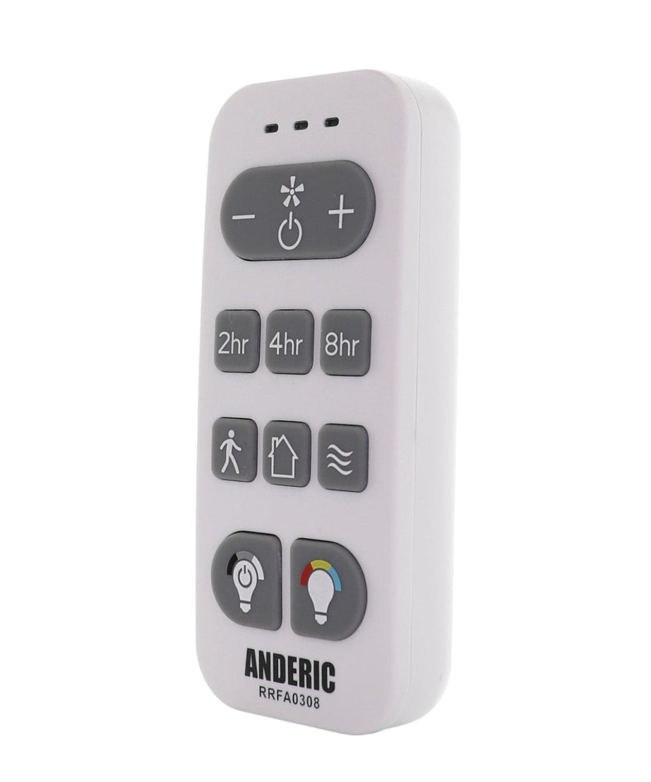 Anderic RRFA0308 Ceiling fan Remote Control for Harbor Breeze Boltz III, Mac III, Reverdy, Flanagan III, and Crestwell Fans - A25-FA0188A