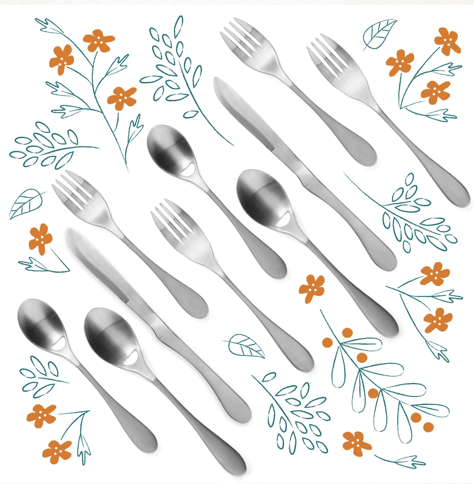 KNORK Original 20-teiliges Besteckset, Service für 4