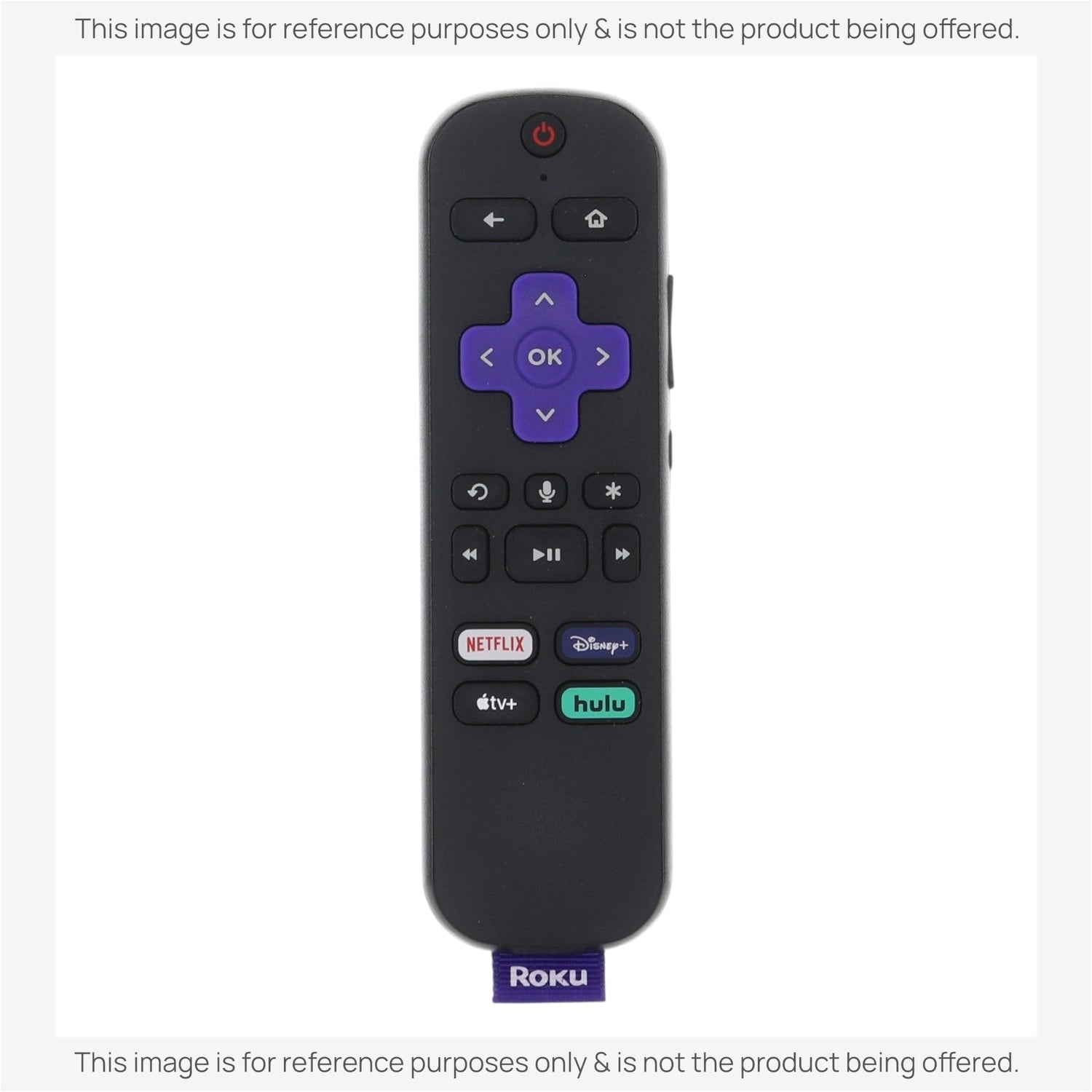 Substitute for Roku RC-EL2 Streaming Stick Remote Control with Voice 3226001085 [RCGZ1, NO HEADPHONE JACK]