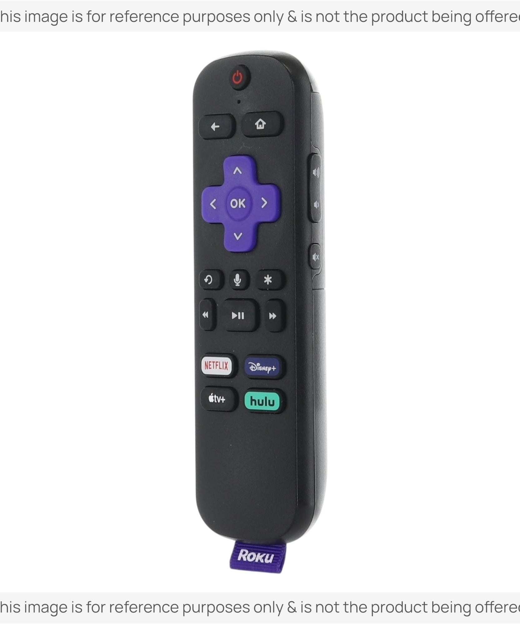 Substitute for Roku RC-EL2 Streaming Stick Remote Control with Voice 3226001085 [RCGZ1, NO HEADPHONE JACK]