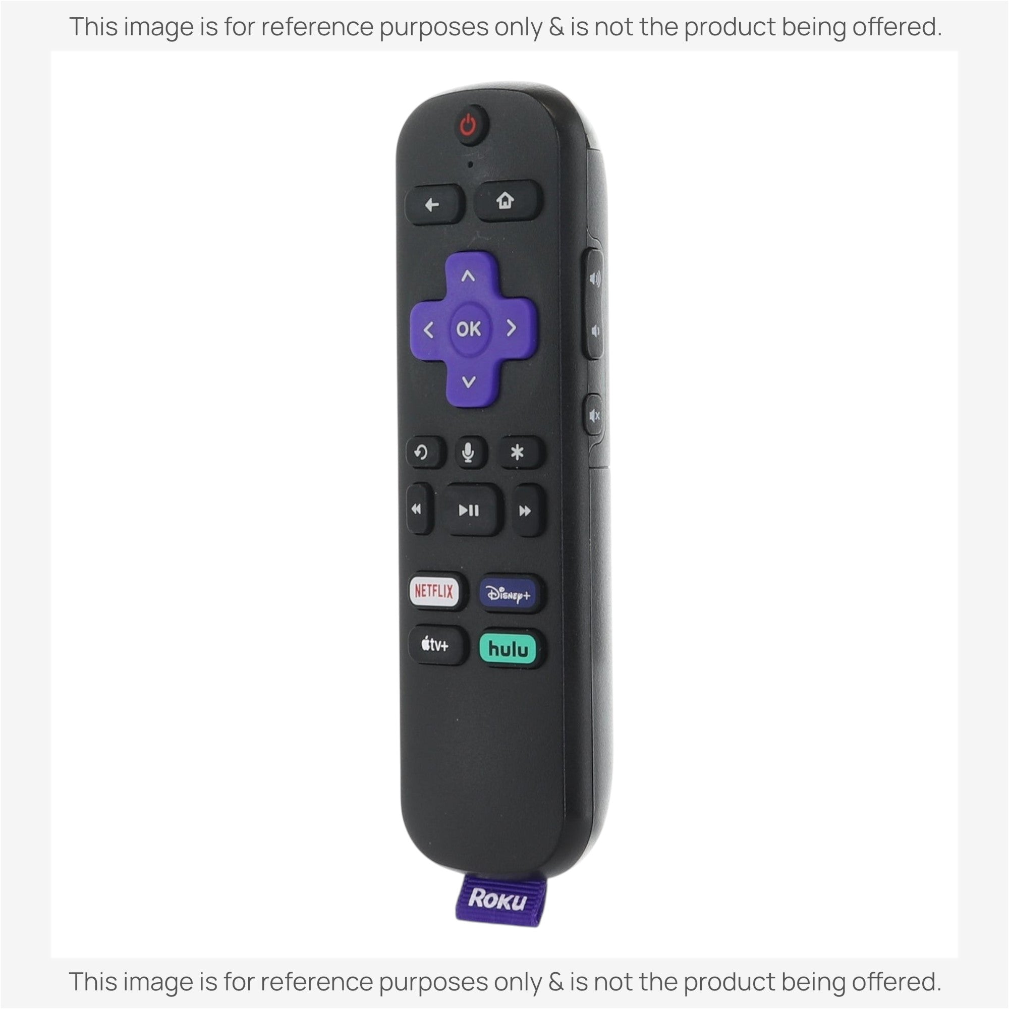 Substitute for Roku RC-EL2 Streaming Stick Remote Control with Voice 3226001085 [RCGZ1, NO HEADPHONE JACK]