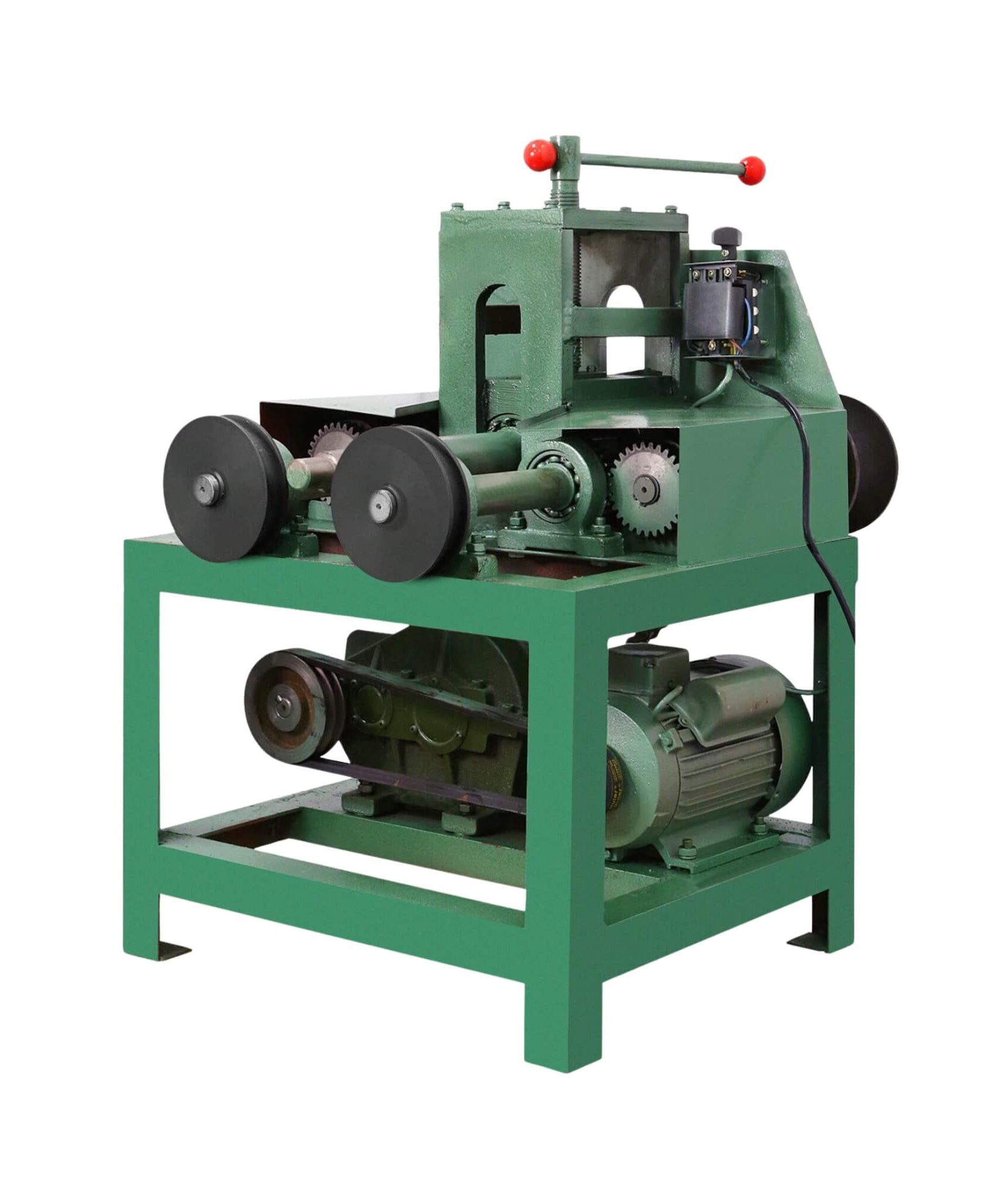 32-Inch Heavy-Duty Electric Industrial Square Pipe Tube Bender Machine With Die Set (SAK21576)