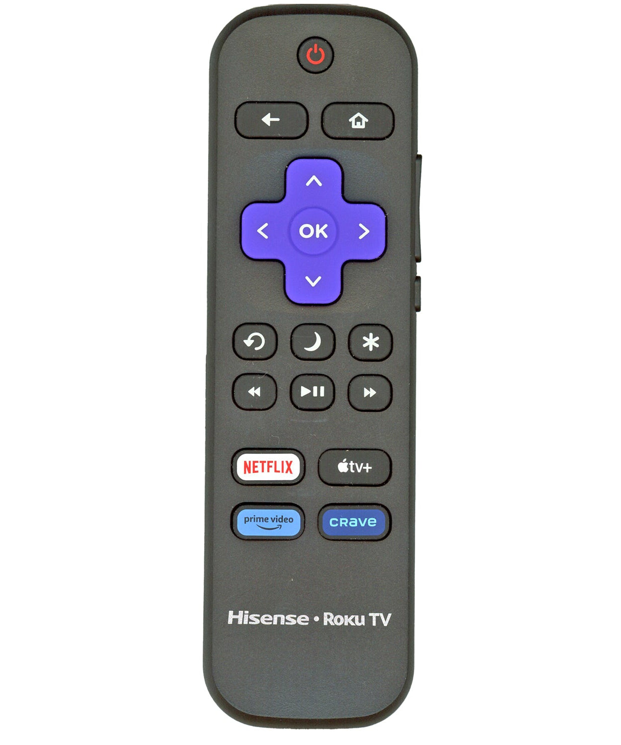 Hisense RC-ALIR Roku TV Remote Control | IR - 3026000057, 345726