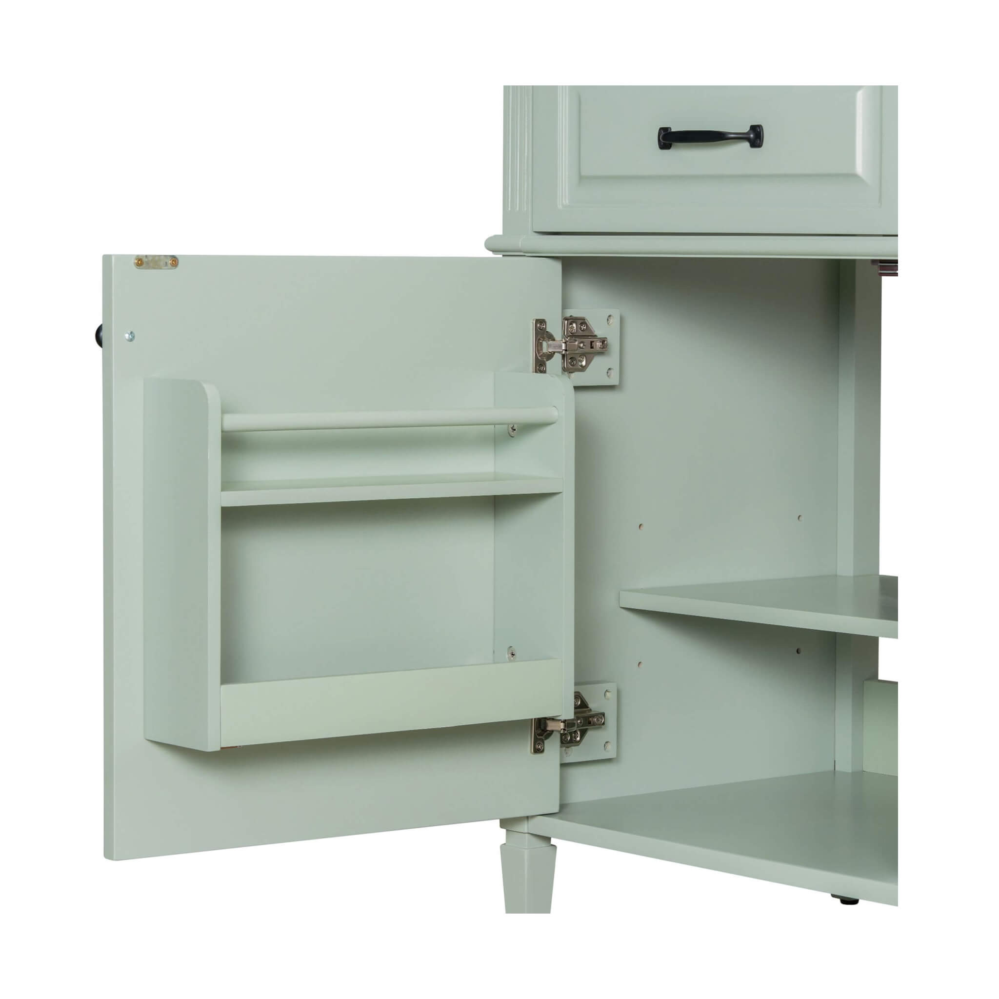 Nuvia 36-Inch Freestanding Bathroom Vanity With Ceramic Sink And Storage Cabinets [Faucet Not Included] (SAK41792)