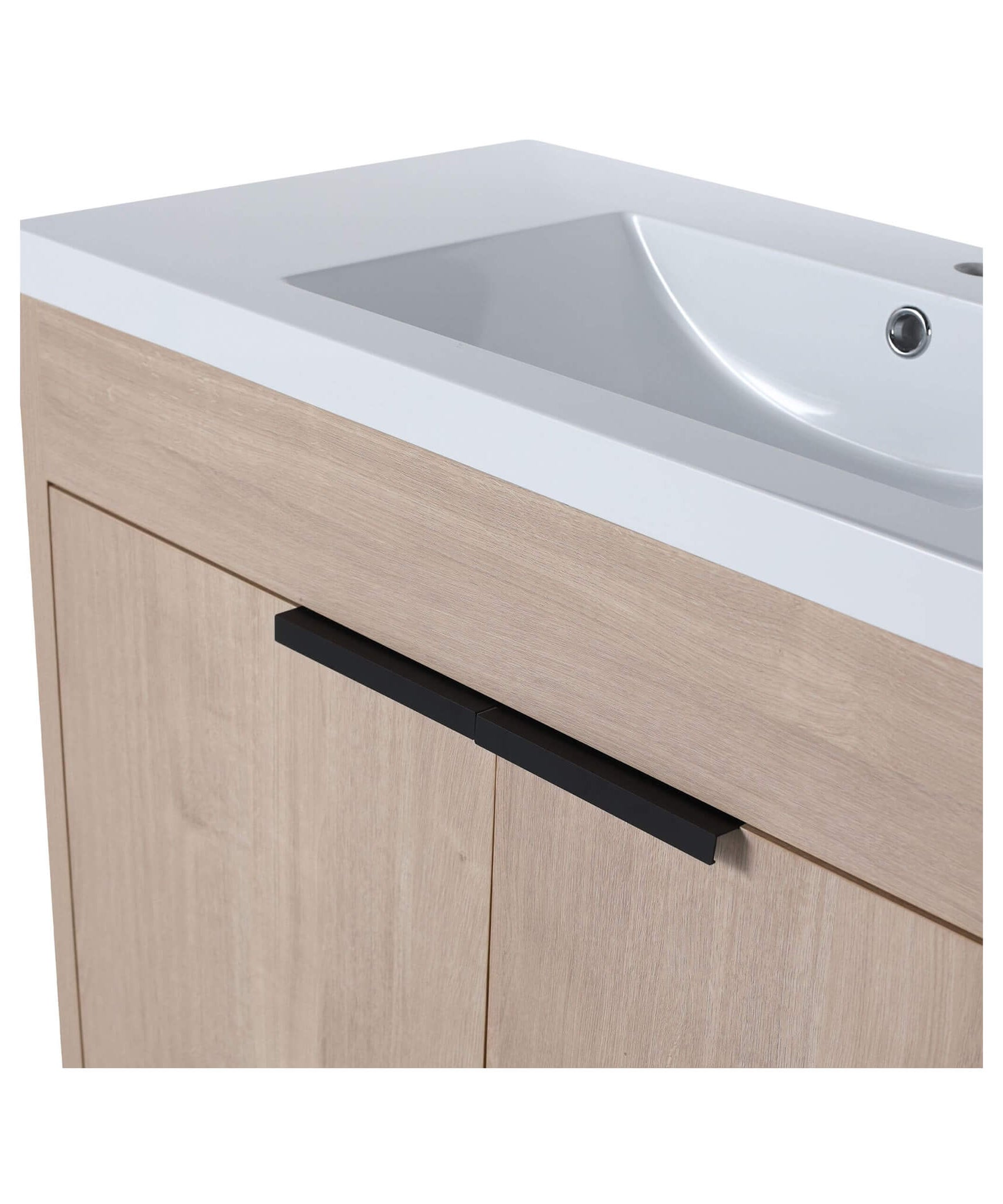 Nuvia 36-Inch Freestanding Bathroom Vanity With White Resin Sink (SAK39274)