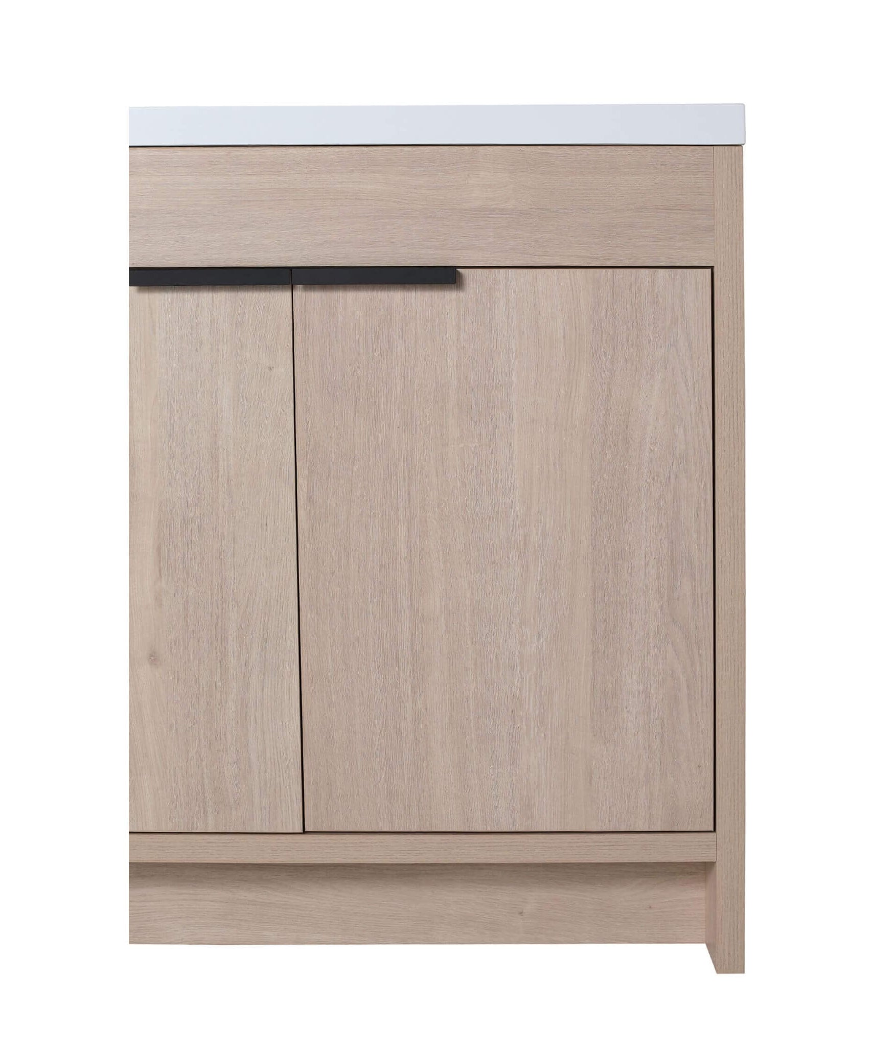 Nuvia 36-Inch Freestanding Bathroom Vanity With White Resin Sink (SAK39274)