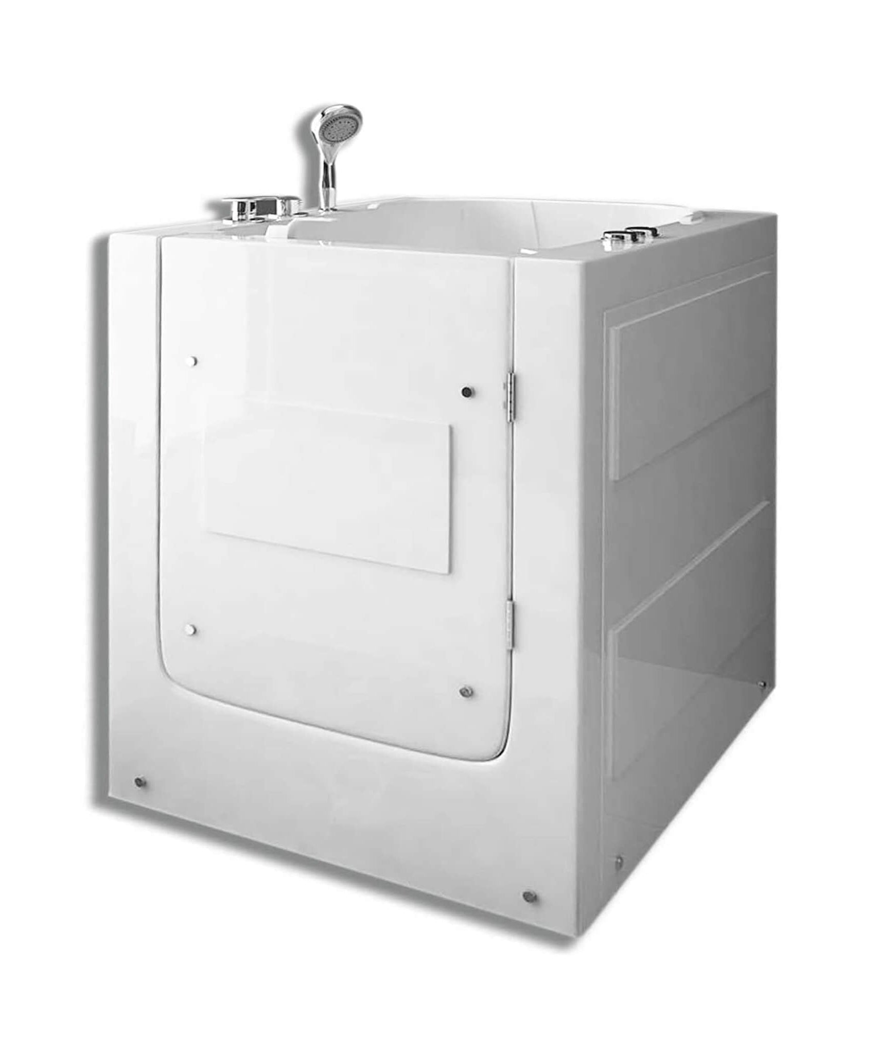 Nuvia Florida 36-Inch Premium 1-Person Walk-In Whirlpool Hydromassage Bathtub (SAK59163)