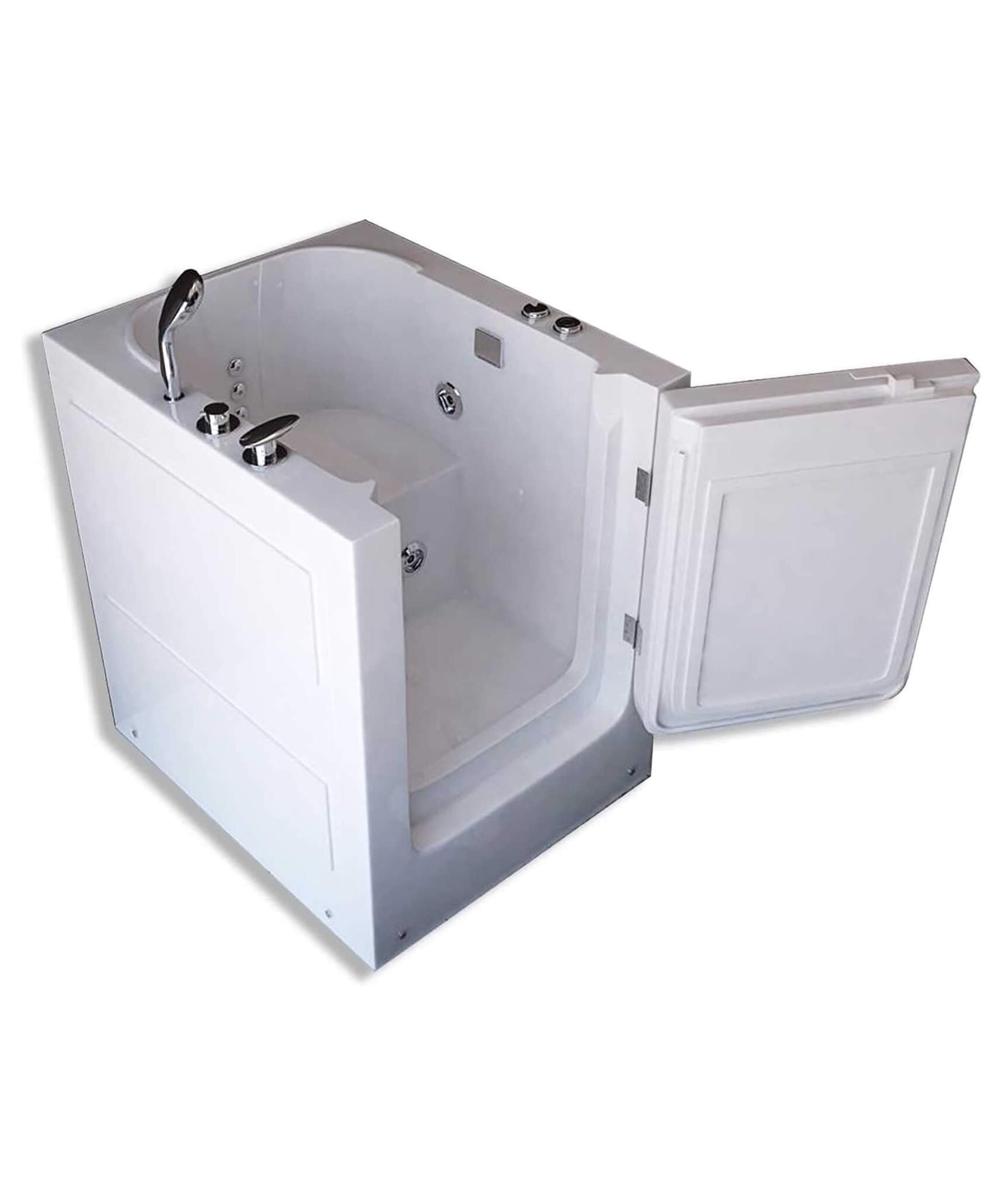 Nuvia Florida 36-Inch Premium 1-Person Walk-In Whirlpool Hydromassage Bathtub (SAK59163)