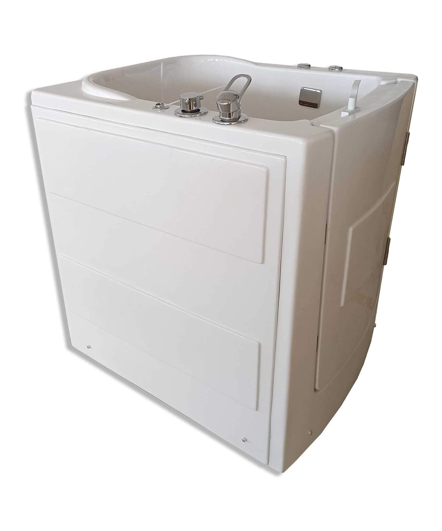 Nuvia Florida 36-Inch Premium 1-Person Walk-In Whirlpool Hydromassage Bathtub (SAK59163)