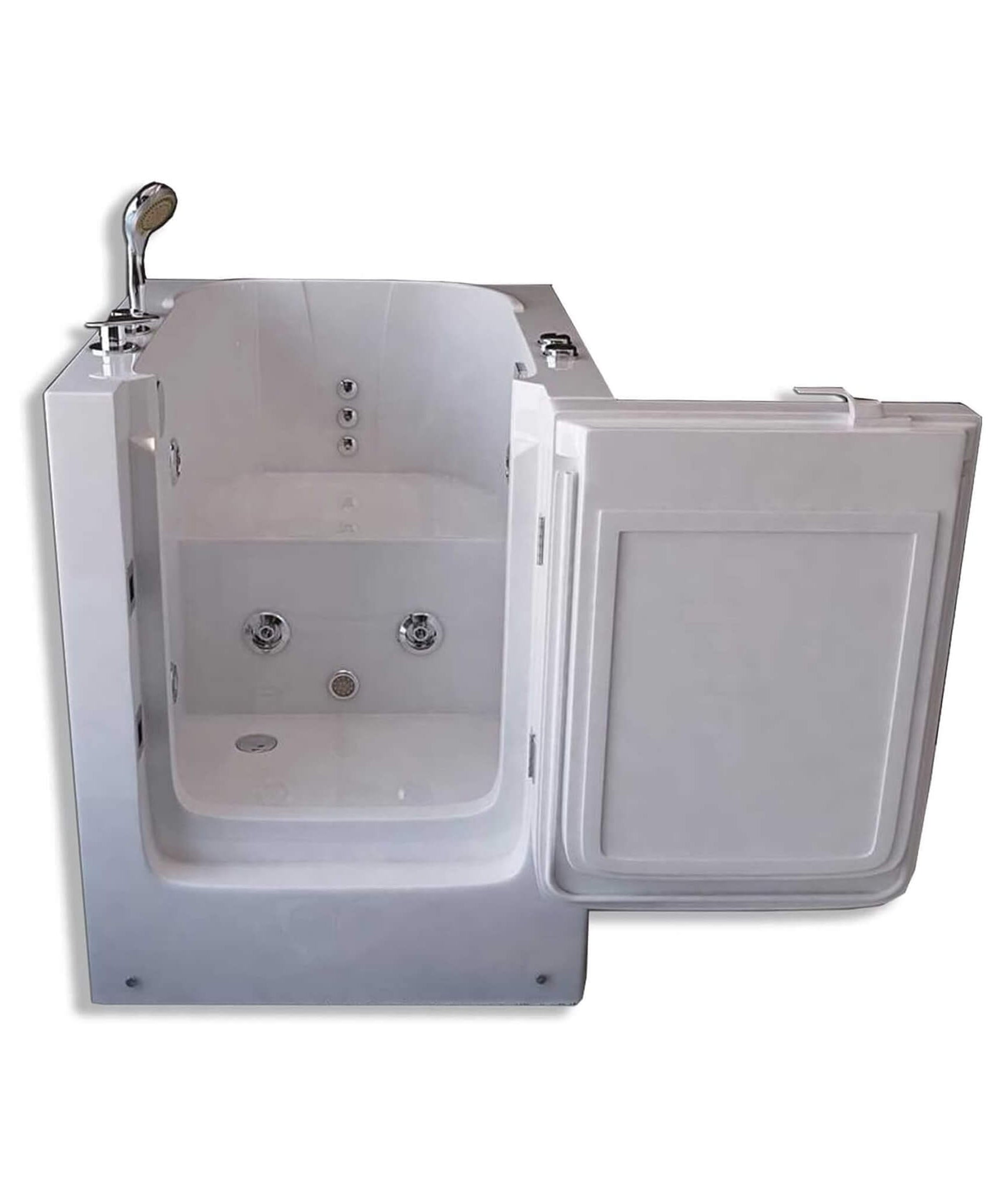 Nuvia Florida 36-Inch Premium 1-Person Walk-In Whirlpool Hydromassage Bathtub (SAK59163)
