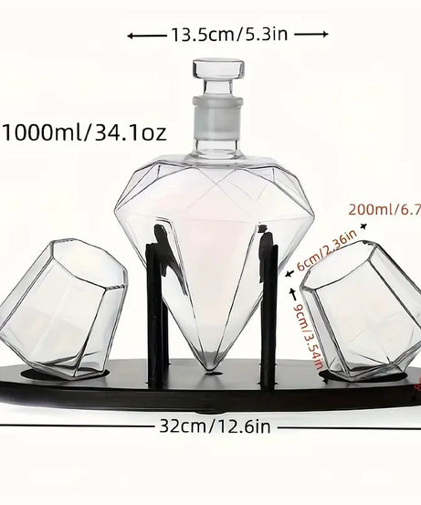 Diamond Decanter Gift Set