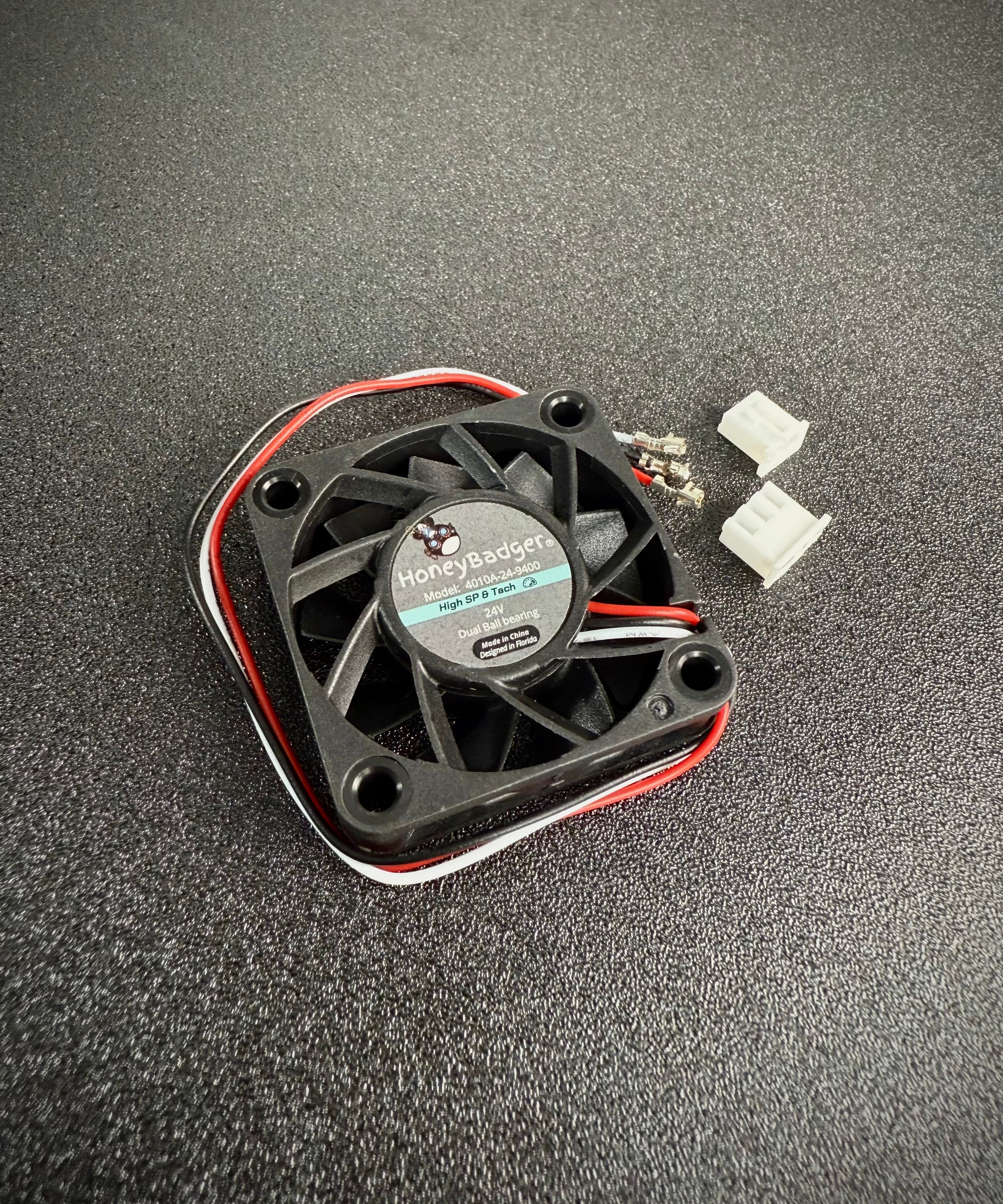 HoneyBadger 4010 Axial Fans — High-Speed Tach (Performance) or Balance Series