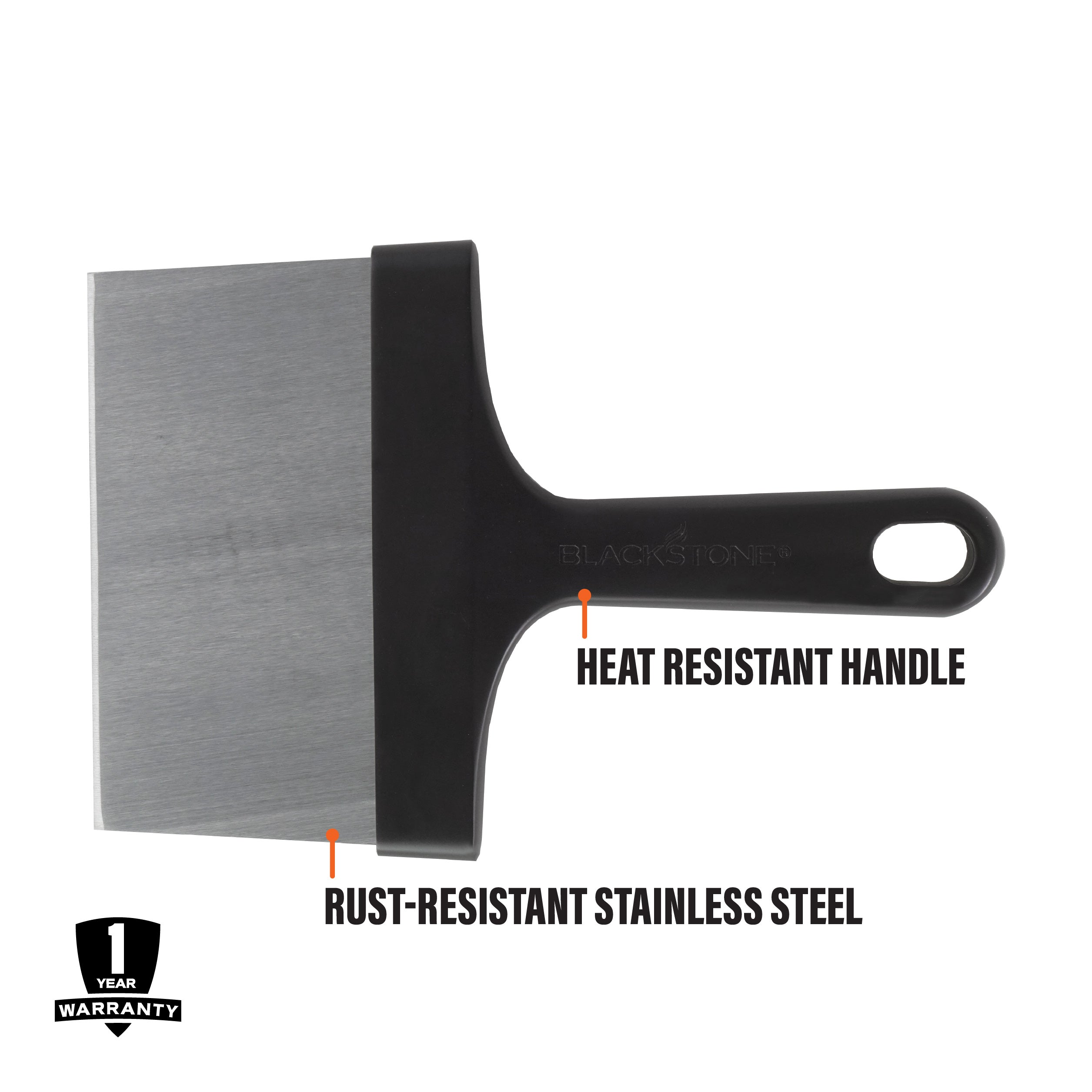 Blackstone 6" Scraper with Plastic Handle