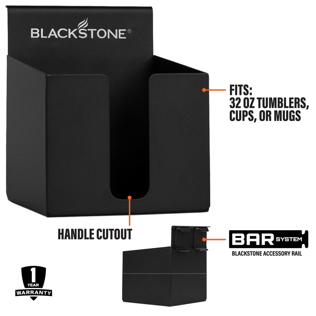 Blackstone BAR System Side Shelf Rail Accessory Cup Holder