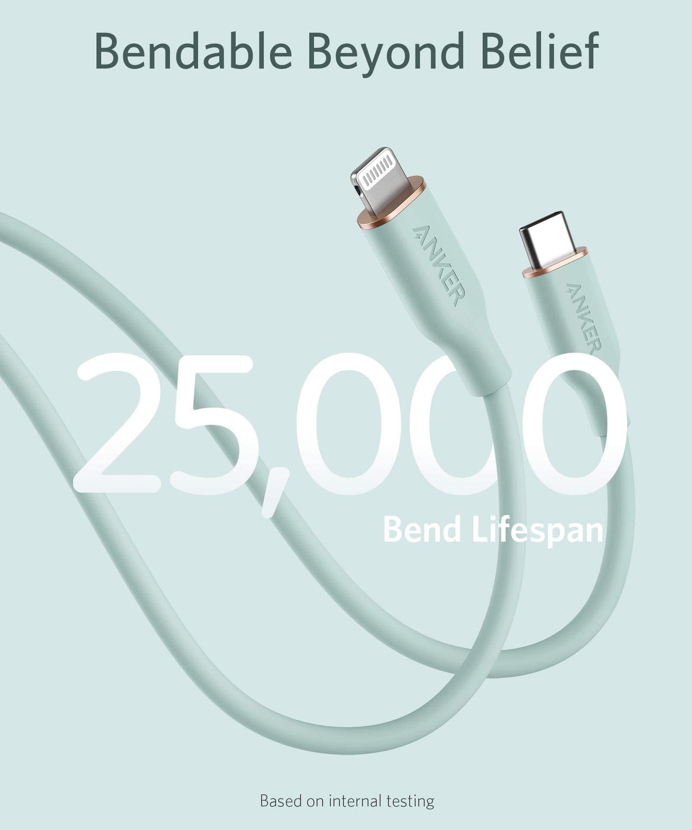Anker <b>641</b> USB-C to Lightning Cable (Flow, Silicone)