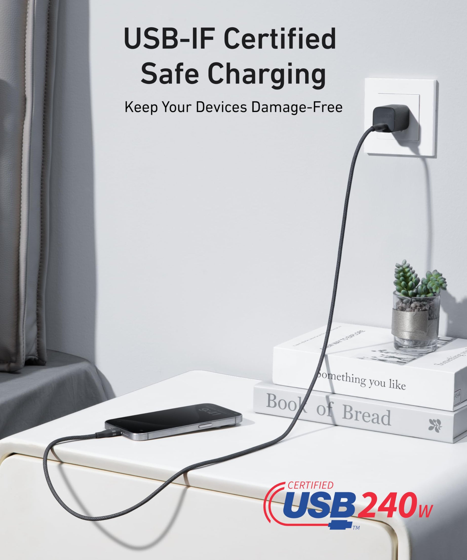 Anker Laptop Power Bank (25K, 165W, Built-In and Retractable Cables)