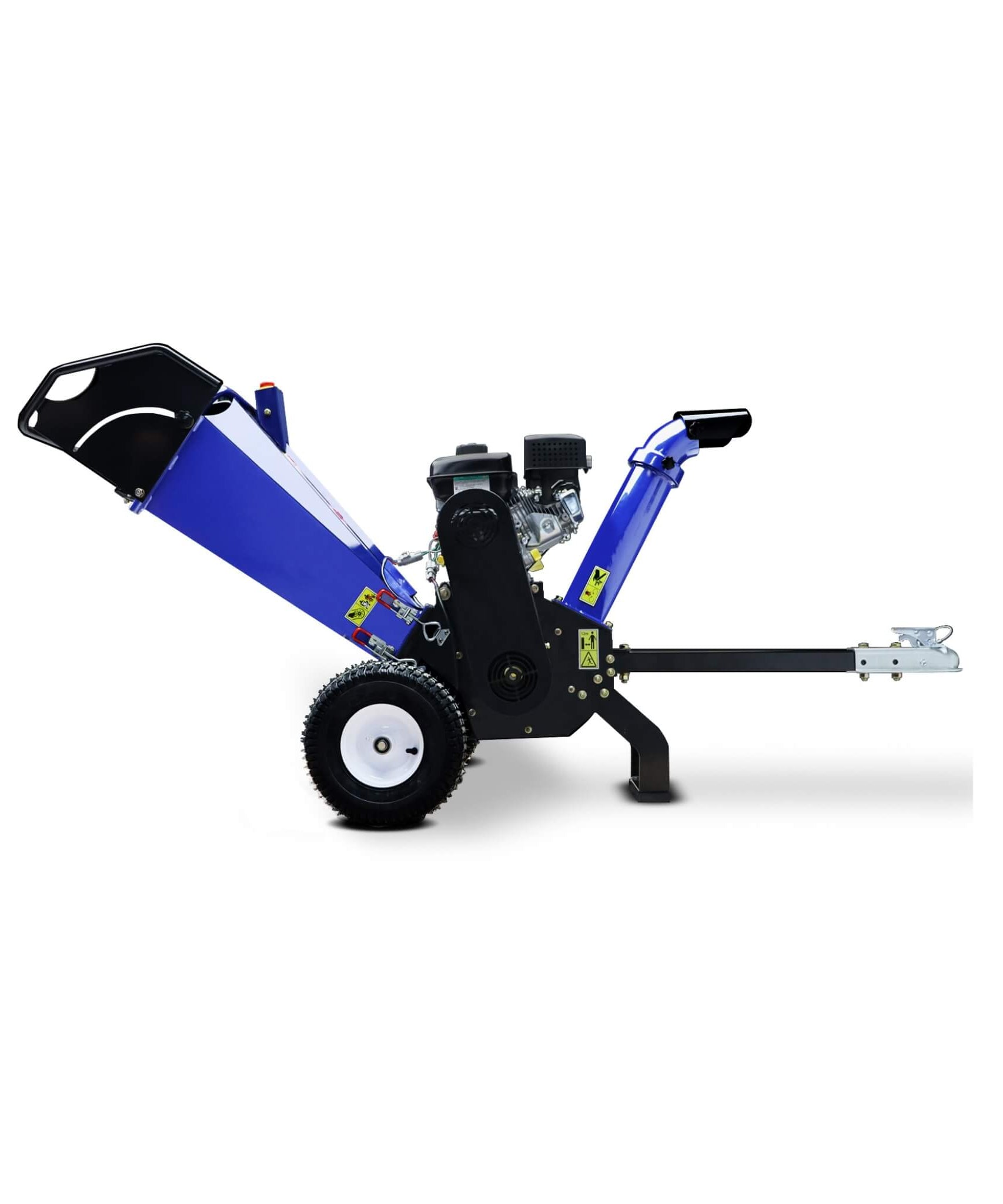 Heavy-Duty 4-Inch 208CC Gas Drum Wood Chipper Shredder With Tow Hitch (SAK47504)